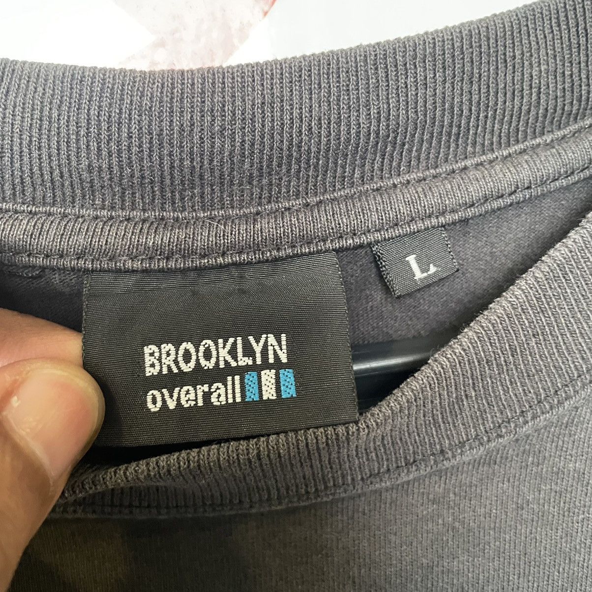 Japanese Brand Thrashed Faded Vintage Y2K Brooklyn Overall ERD GRUNGE TEE Size US L / EU 52-54 / 3 - 3 Thumbnail