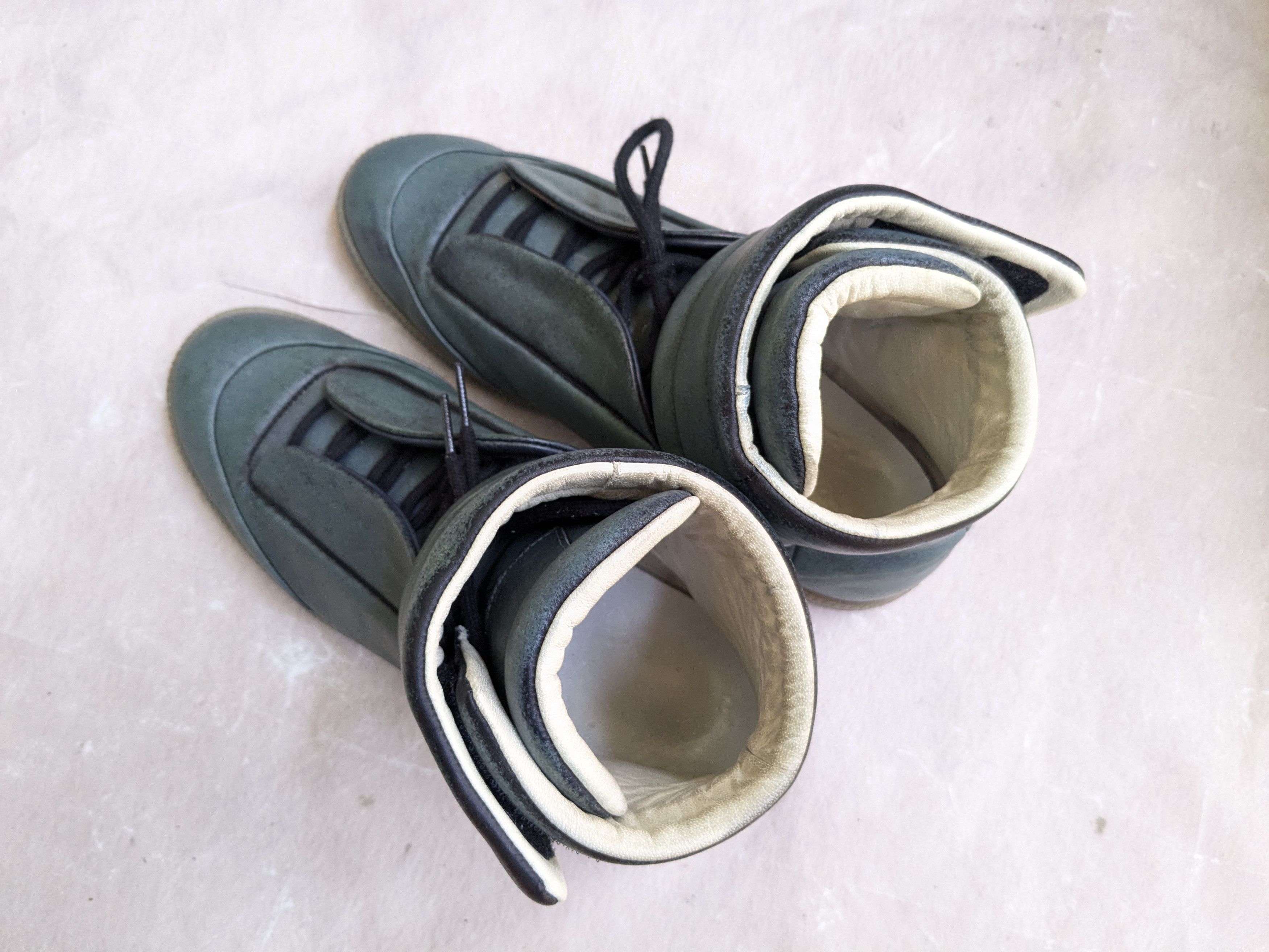 Maison Margiela Maison Margiela Future Green 9.5 42.5 High Tops Size US 9.5 / EU 42-43 - 14 Thumbnail