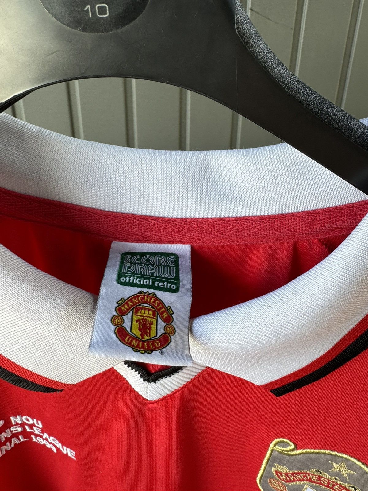 Other Manchester United Jersey 1999 Champions League Score Draw Size US XXL / EU 58 / 5 - 3 Thumbnail