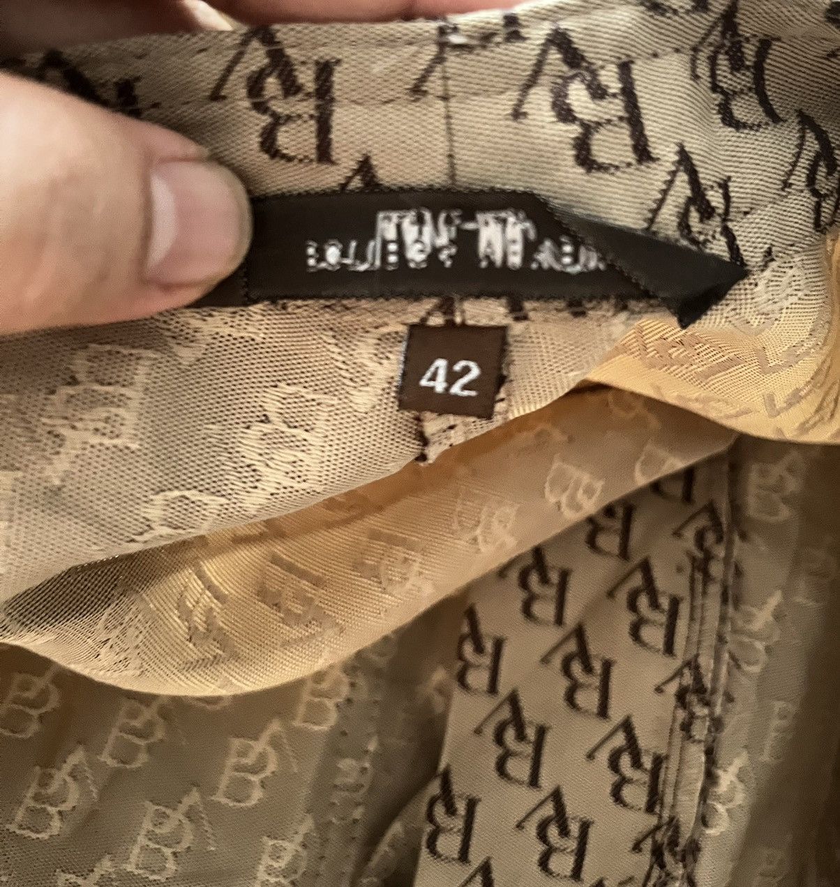 Bottega Veneta Bottega Veneta Logo Monogram Trousers Size 29" - 14 Thumbnail