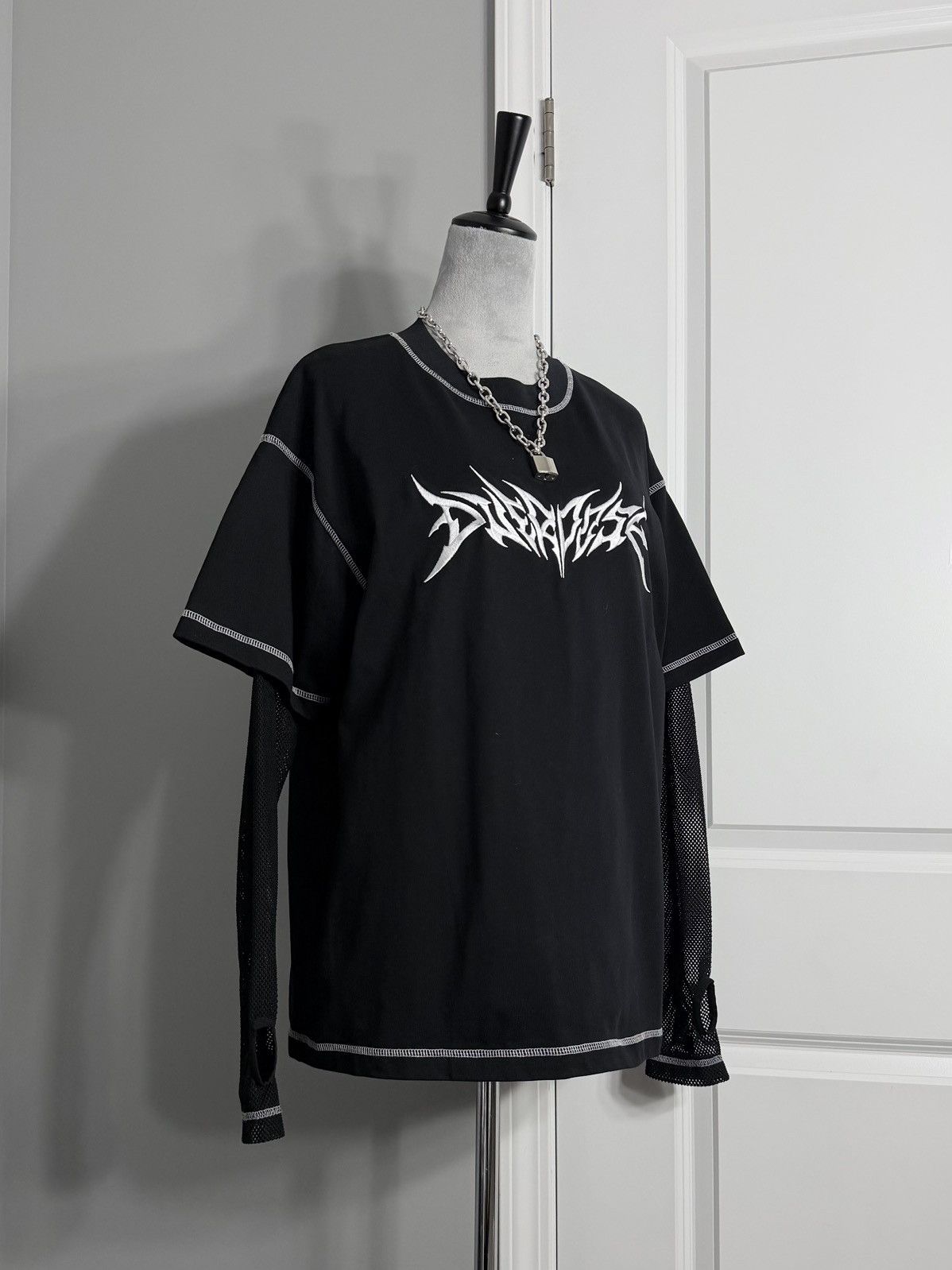 Other OVERDOSE Layered Heavy Metal Mesh Longsleeve Size US L / EU 52-54 / 3 - 13 Thumbnail