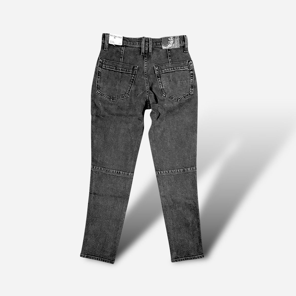 Free People Free People Wmn’s Black Skinny Mid Rise Slim Fit Jeans Sz 26 Size 26" / US 2 / IT 38 - 6 Thumbnail