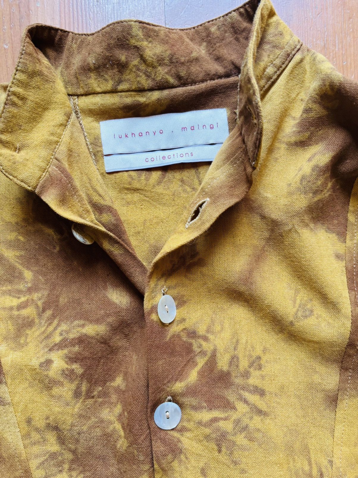 Other Lukhanyo Mdingi Tie die Collared shirt Size US M / EU 48-50 / 2 - 3 Thumbnail