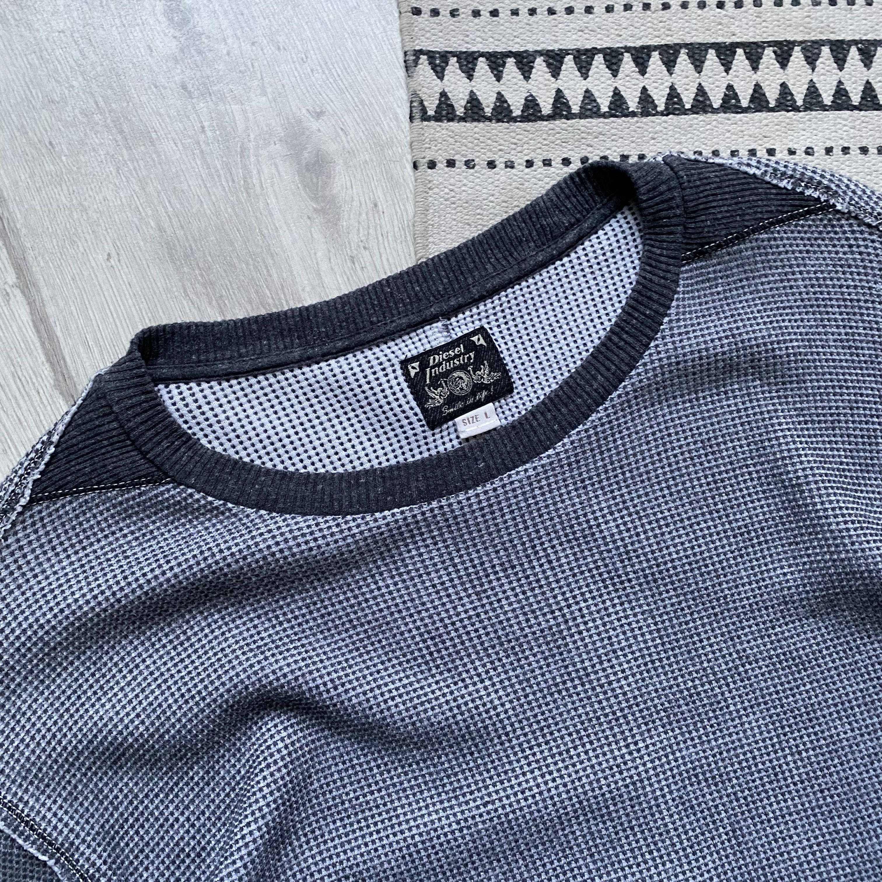 Diesel ⚙️ Avantgarde Diesel sweatshirt waffle crewneck Size US L / EU 52-54 / 3 - 6 Thumbnail