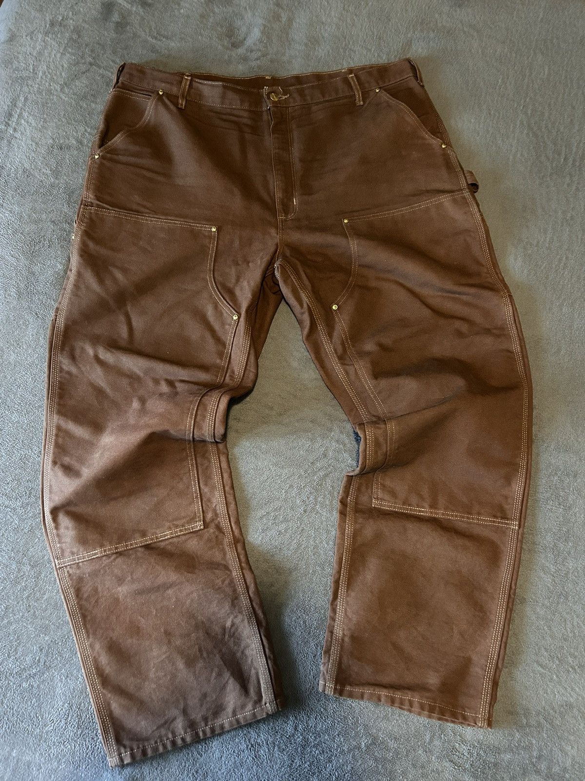 Carhartt × Vintage Cathartt double knee carpenter pants Size US 42 / EU 58 - 1 Thumbnail