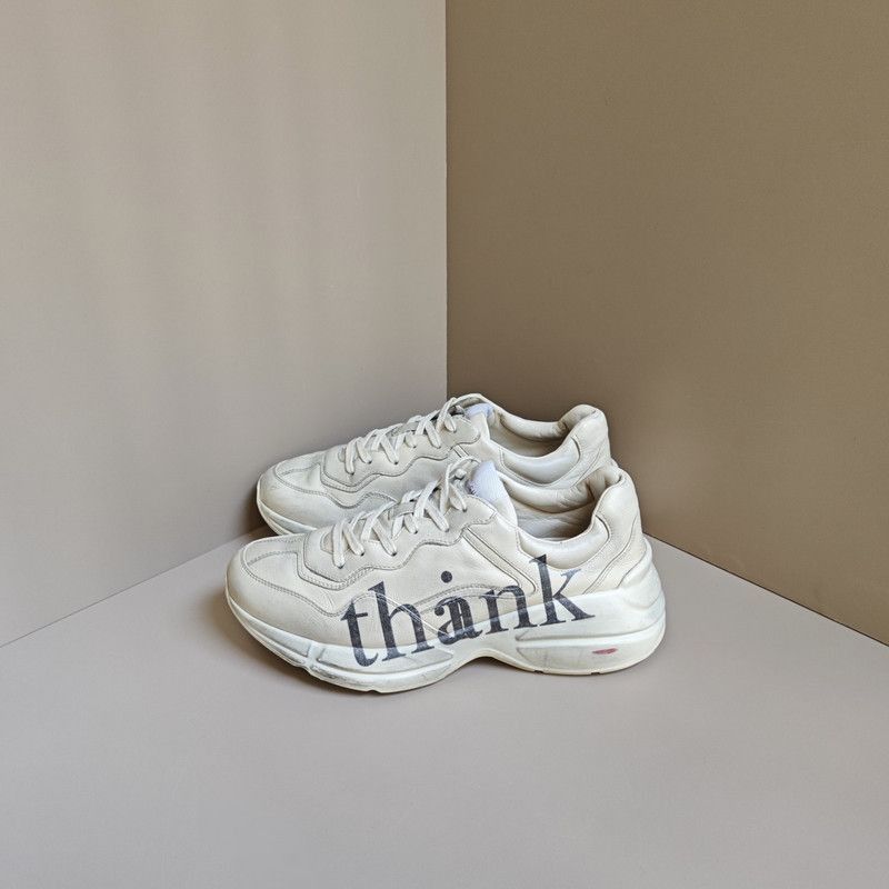 Gucci Rhyton Dad Sneakers in Ivory White -