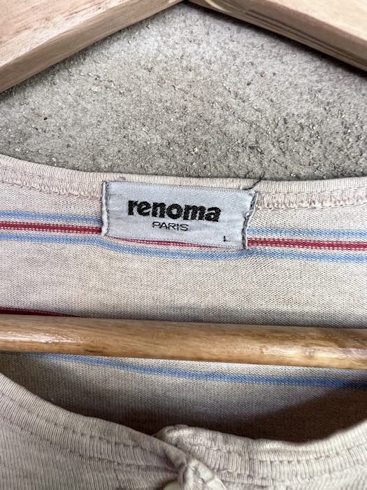 Renoma Vintage Renoma Striped Design Long Sleeve Tshirt Size US L / EU 52-54 / 3 - 5 Thumbnail