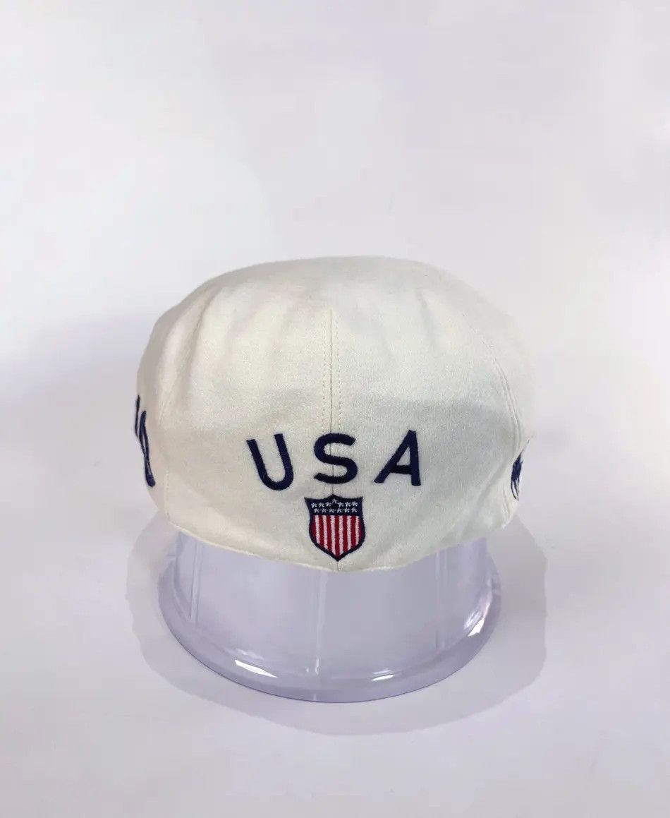 Polo Ralph Lauren Ralph Lauren Wool USA Kobe No. 10 Flat Cap Hat Peaked Cap Size ONE SIZE - 7 Thumbnail