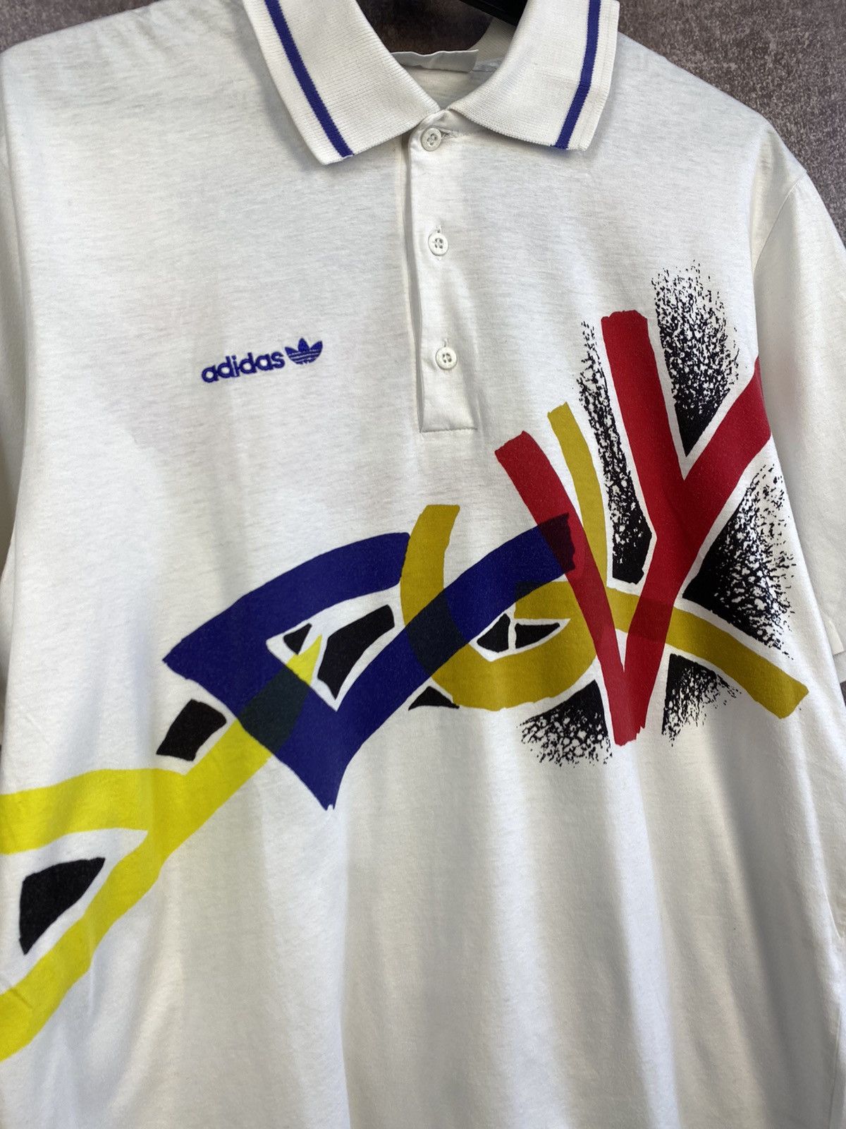 Adidas Adidas Vintage Polo Made in Yugoslavia Size US M / EU 48-50 / 2 - 3 Thumbnail