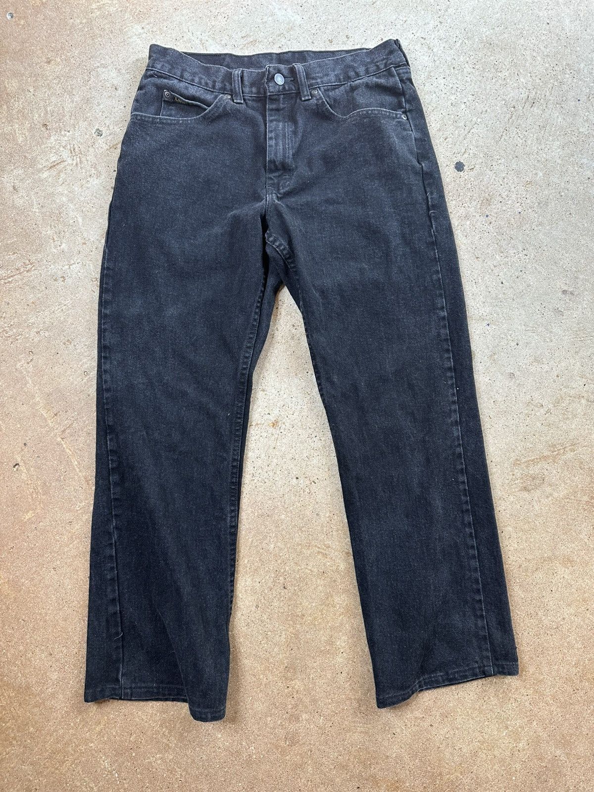 Lee Black Denim Lee Jeans Size US 33 - 1 Thumbnail