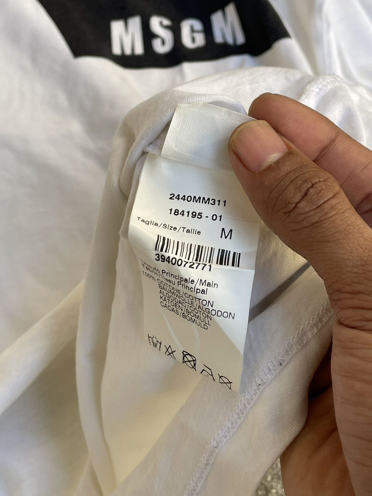 MSGM Diadora Collab MSGM long sleeve Size US L / EU 52-54 / 3 - 7 Thumbnail
