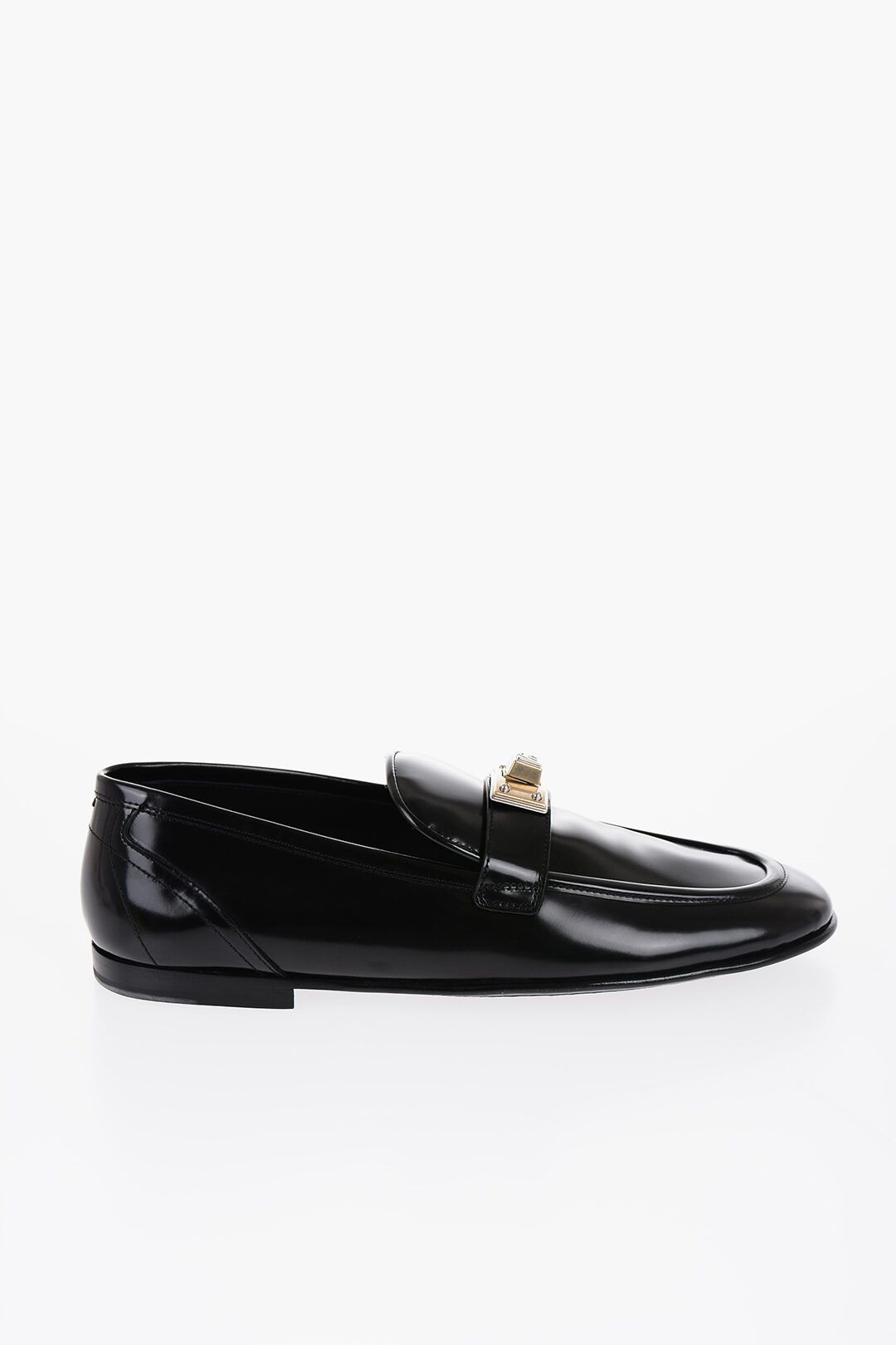 Dolce & Gabbana og1mm0825 Brushed Leather Ariosto Loafers in Black Size US 10 / EU 43 - 1 Thumbnail