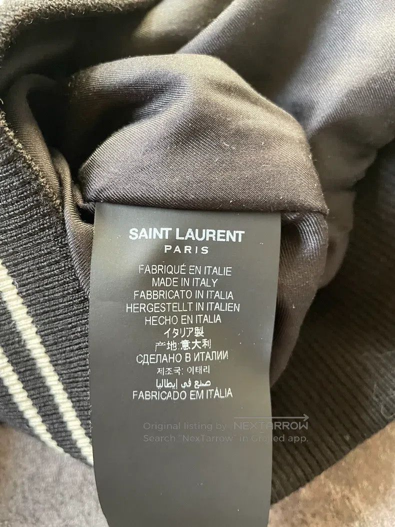 Saint Laurent Paris Saint Laurent Paris Patchwork polka dot back slogan silk j Size XS / US 0-2 / IT 36-38 - 6 Thumbnail