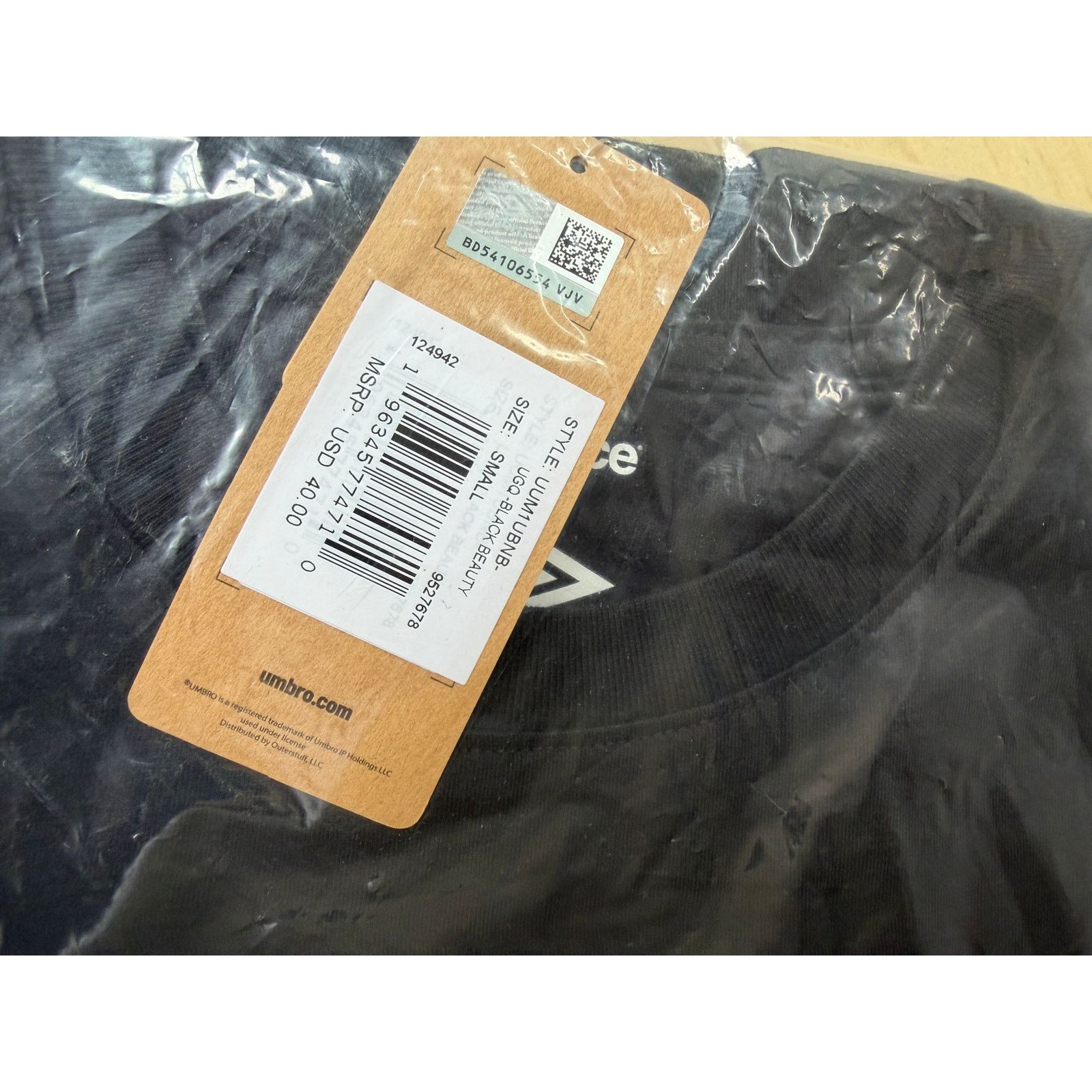 Umbro Akomplice x Umbro Uno Long Sleeve Tee Black NWT Size US S / EU 44-46 / 1 - 8 Thumbnail