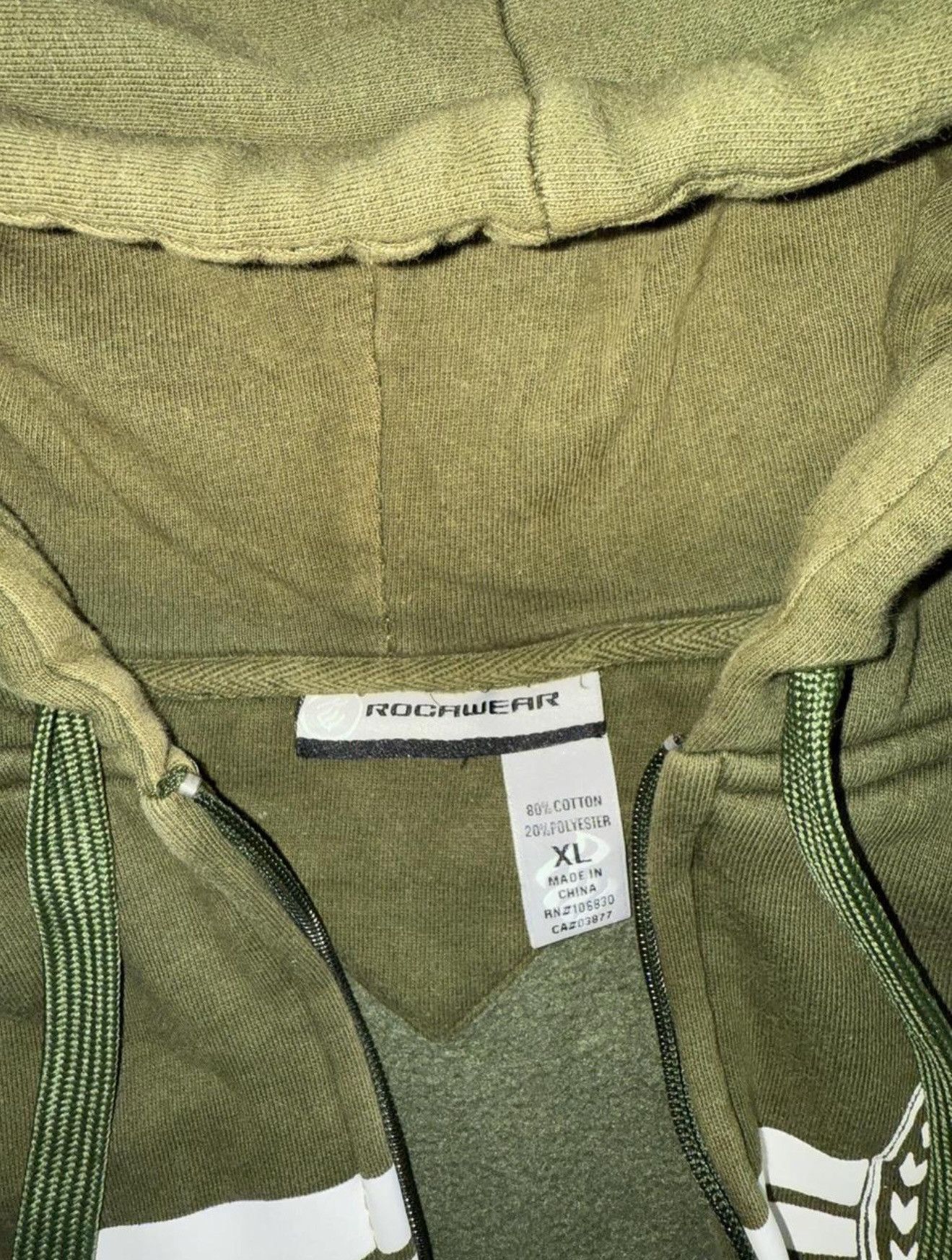 Rocawear Green Rocawear zip-up hoodie Size US XL / EU 56 / 4 - 2 Thumbnail