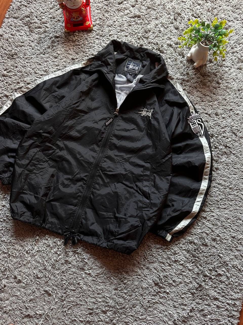 oldstussy × ikspiari chapt active jacket oldstussy × ikspiari chapt active jacket