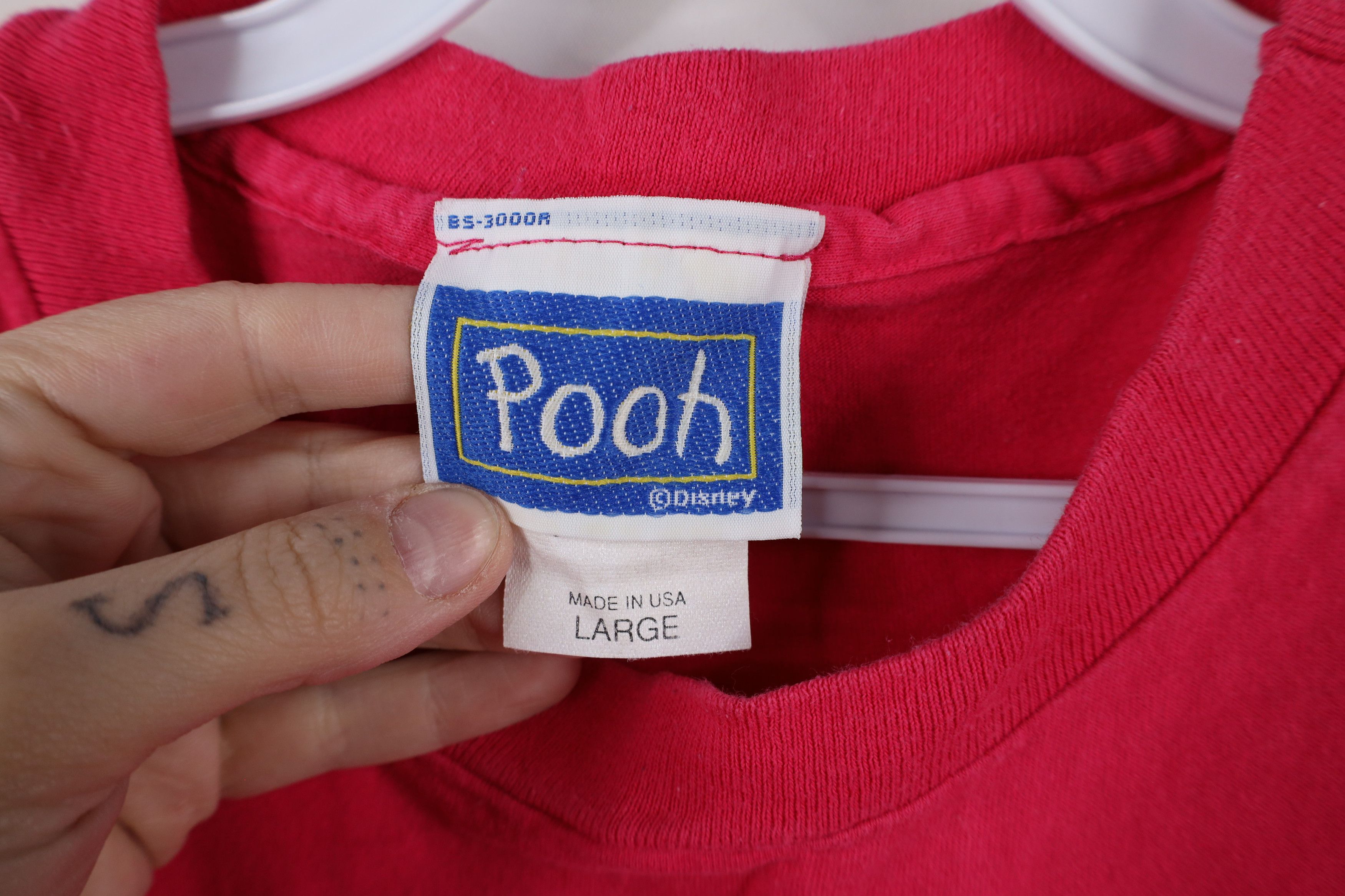 Disney × Vintage Vintage 90s Disney Winnie the Pooh Smackeral Attack T-Shirt Size L / US 10 / IT 46 - 6 Thumbnail