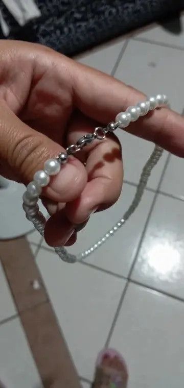 Jewelry Imitation Pearl Necklace Casual Chain Jewelry Classic Bead Size ONE SIZE - 4 Thumbnail