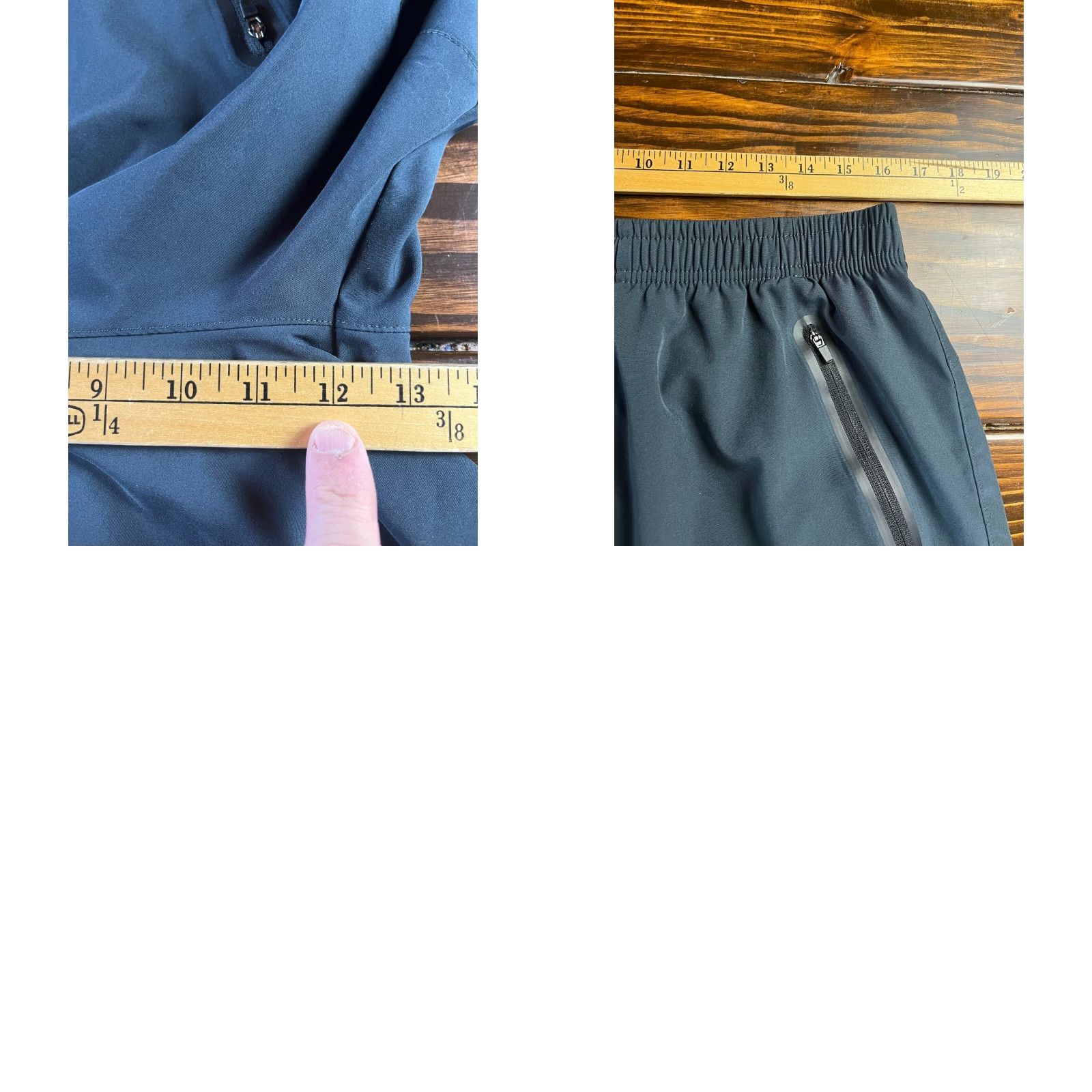 Vintage LEAO Capri Pants XL Black Activewear Pockets Pull On Elastic Waist Adjustable Hem Band Women Pants Size 40" / US 18 - 8 Thumbnail