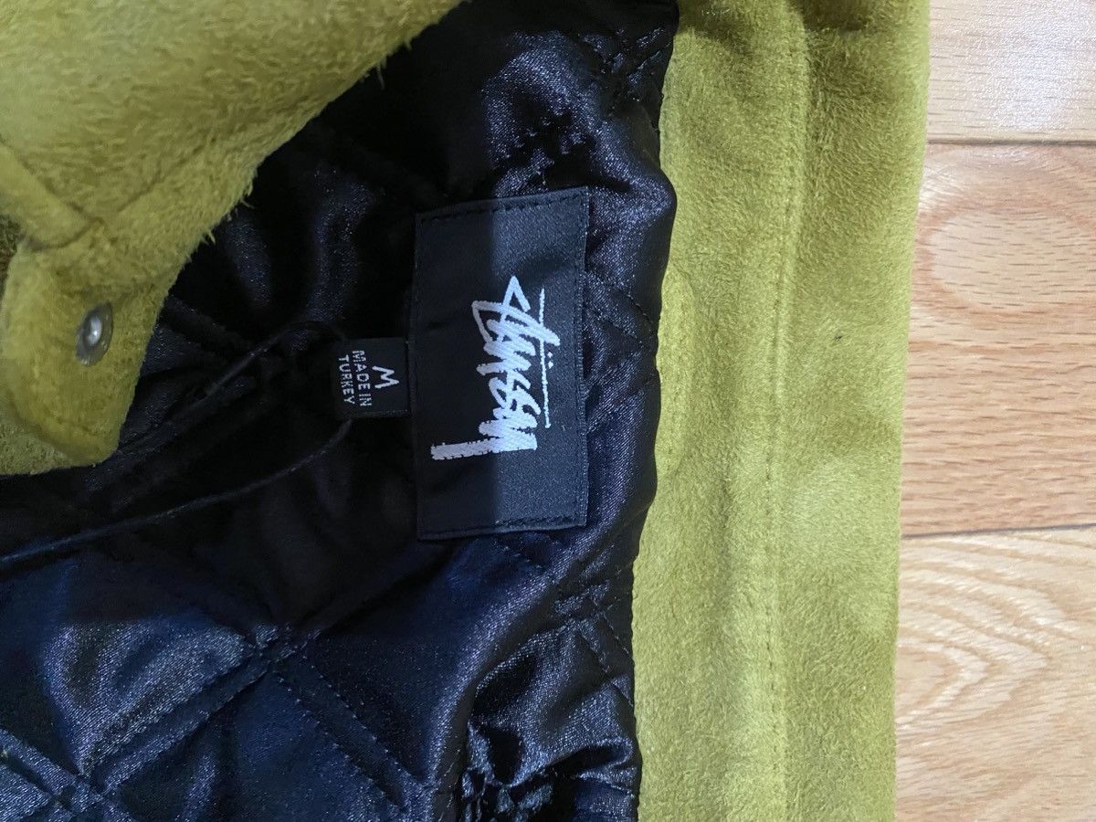 Stussy Stussy Leather Suede Overshirt 'olive' Size US M / EU 48-50 / 2 - 12 Thumbnail
