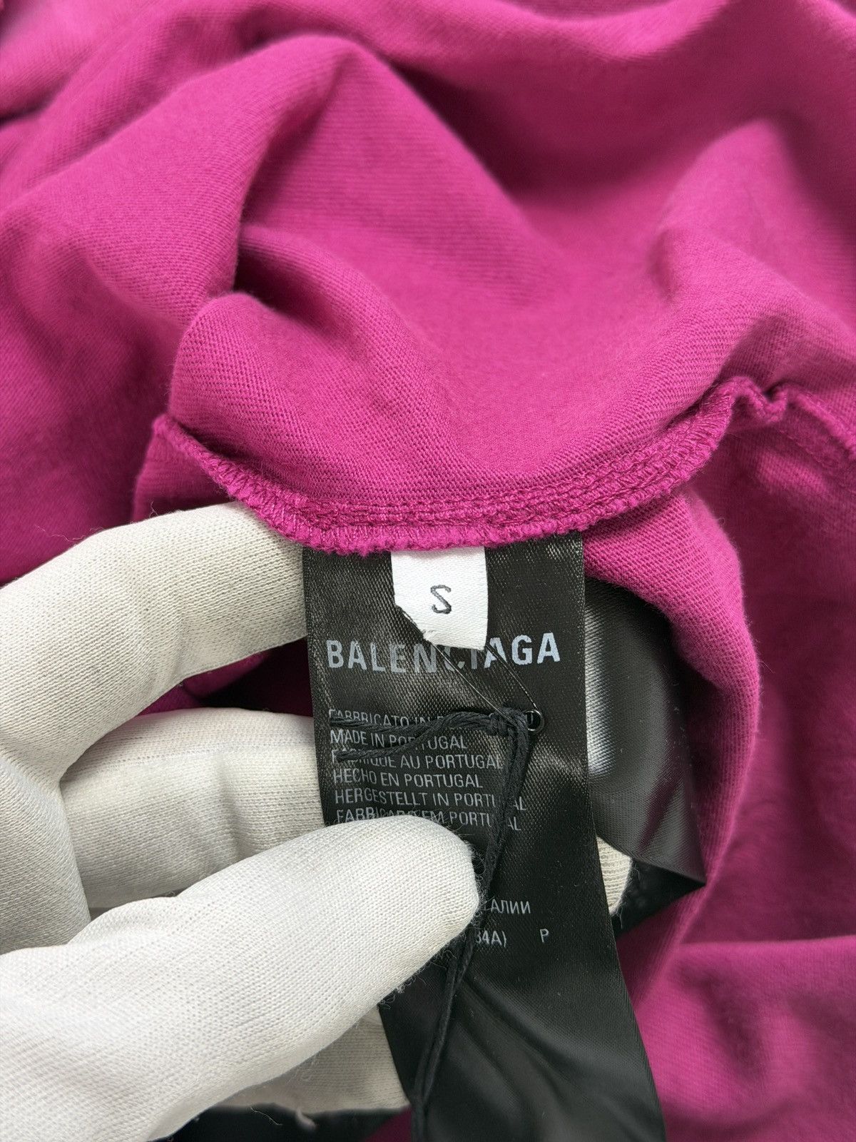 Balenciaga Balenciaga Hand Script Logo Tee Shirt Size US S / EU 44-46 / 1 - 5 Thumbnail