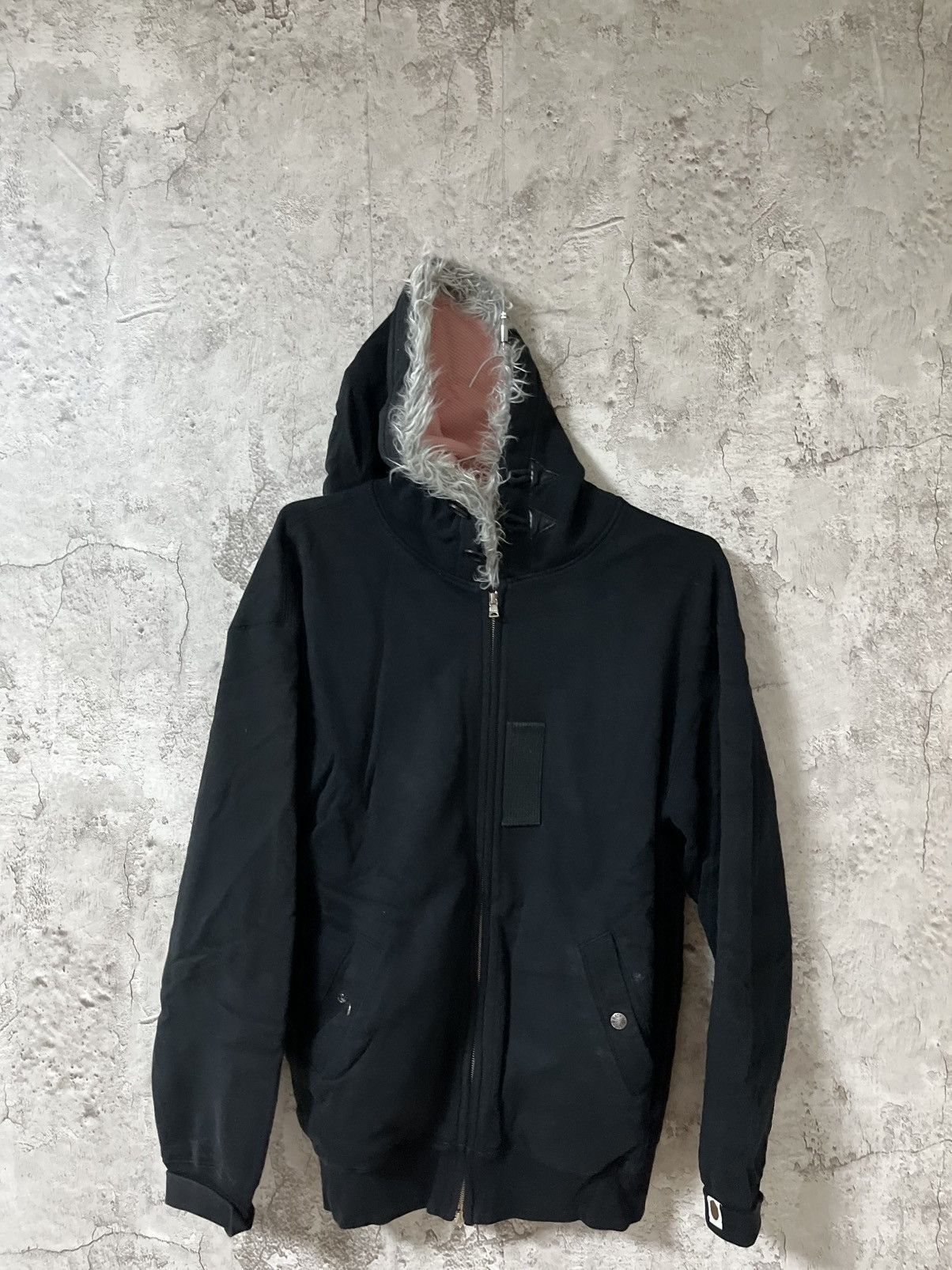 Bape Bape Archive Fur Hoodie Bomber Jacket Size US L / EU 52-54 / 3 - 2 Thumbnail
