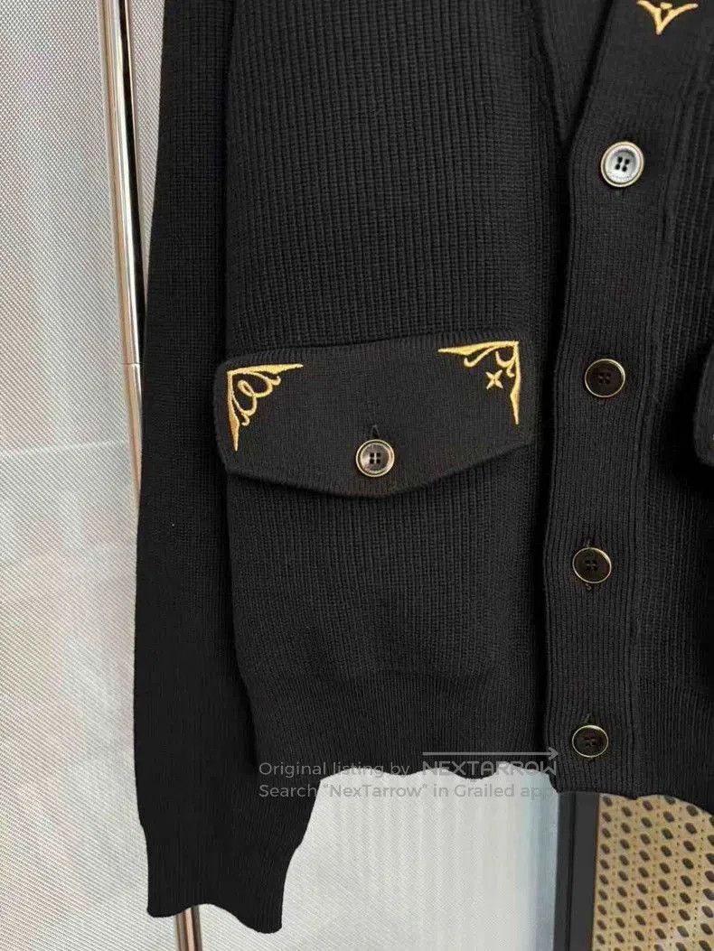 Louis Vuitton Louis Vuitton FW25 Gold Embroidery Cardigan. Size US S / EU 44-46 / 1 - 3 Thumbnail
