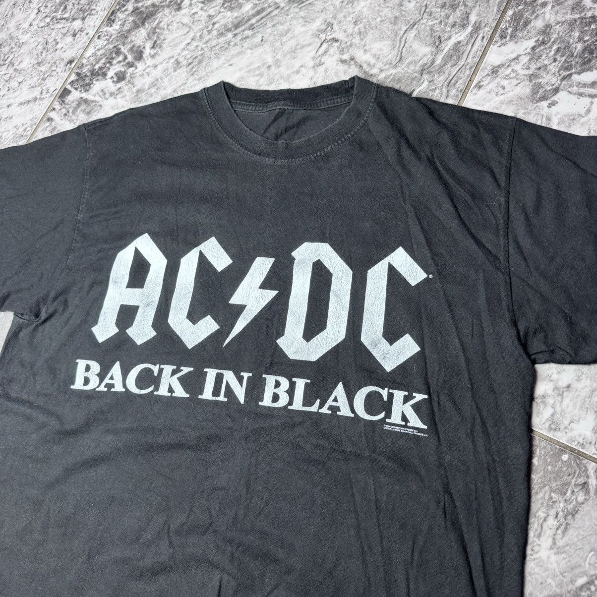 AC/DC × Vintage AC/DC 2000 Back in Black T-shirt Size US M / EU 48-50 / 2 - 3 Thumbnail