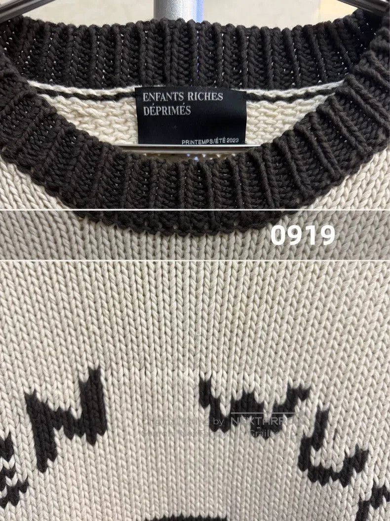 Enfants Riches Deprimes Enfants Riches Deprimes Fan Xiaoqin Portrait Sweater Size US L / EU 52-54 / 3 - 3 Thumbnail