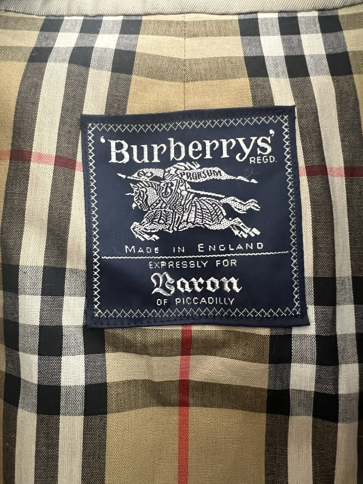 Burberry Burberrys novacheck trench coat Size US L / EU 52-54 / 3 - 4 Thumbnail