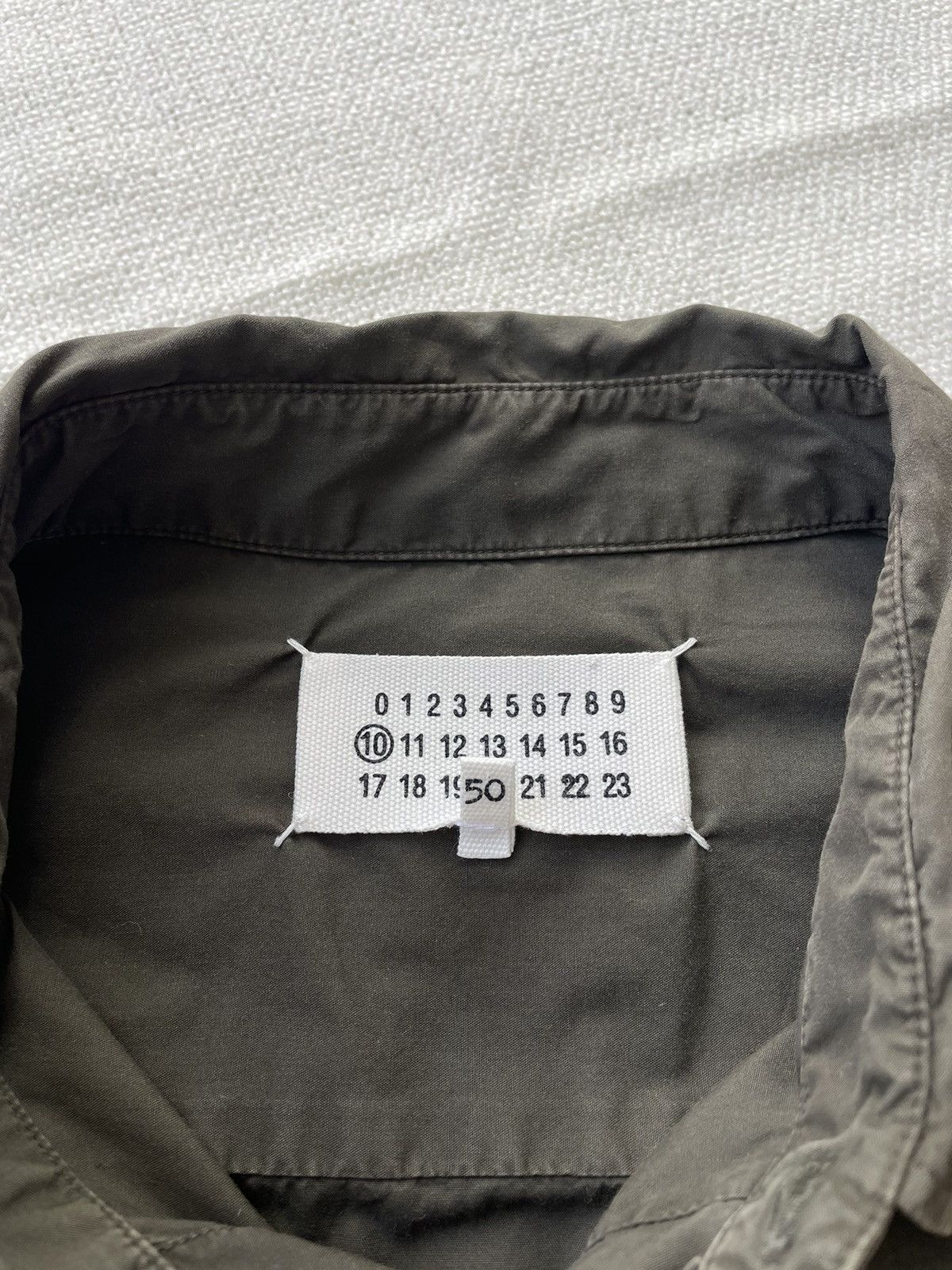 Maison Margiela Martin Margiela Vintage Khaki Cotton Shirt 50 size Size US M / EU 48-50 / 2 - 5 Thumbnail