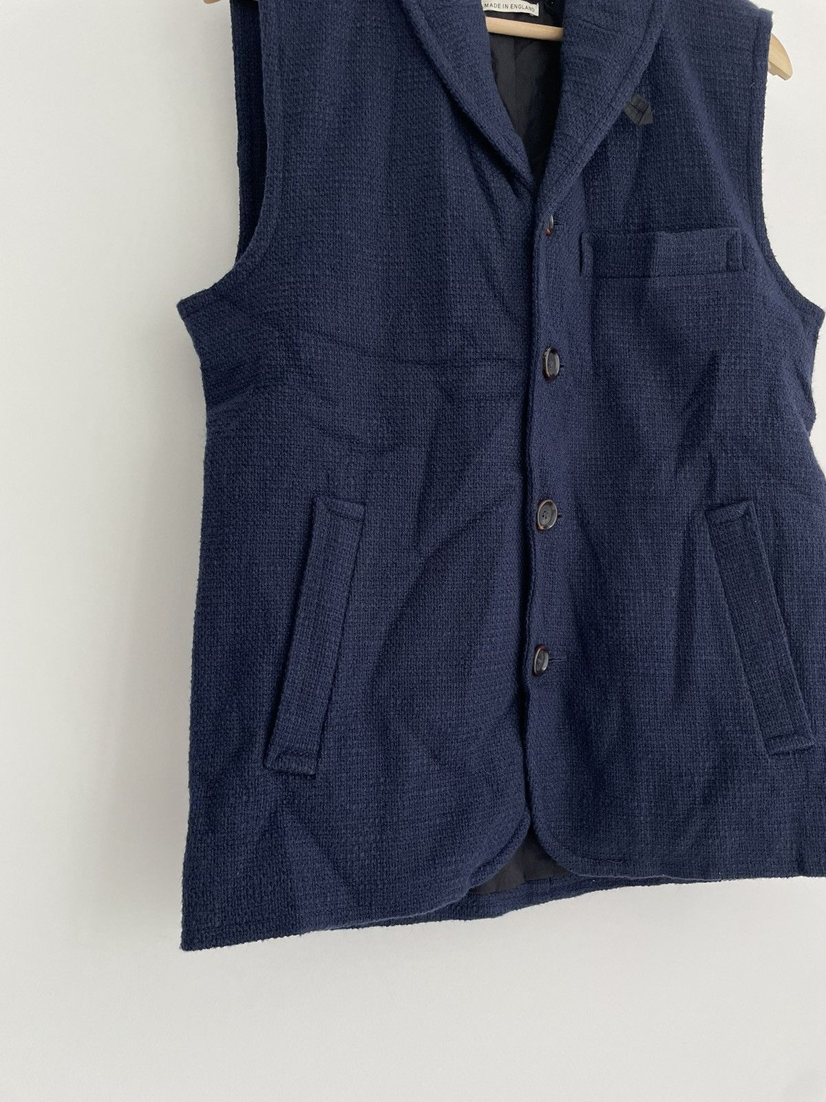 Oliver Spencer Oliver Spencer Moorland Waffle-Knit Vest Size 40 Men Size US M / EU 48-50 / 2 - 5 Thumbnail