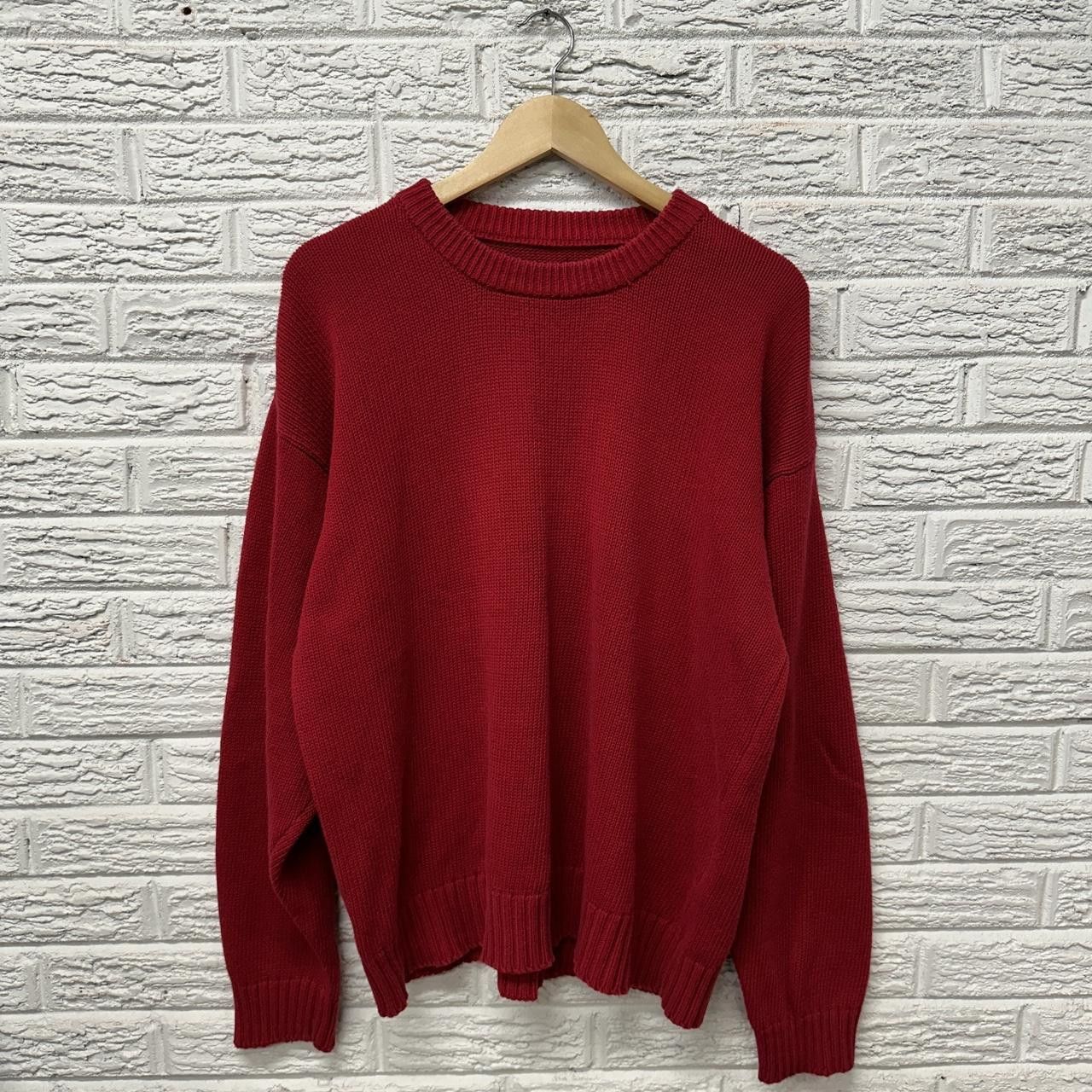 Eddie Bauer Vintage Eddie Bauer Red Cable Knit Sweater Men’s Large Size US L / EU 52-54 / 3 - 2 Thumbnail