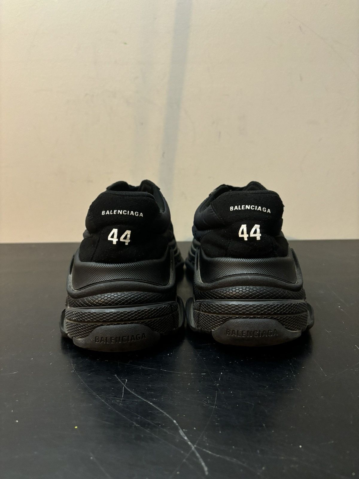 Balenciaga Balenciaga Triple S Nylon Black Size US 11 / EU 44 - 5 Thumbnail