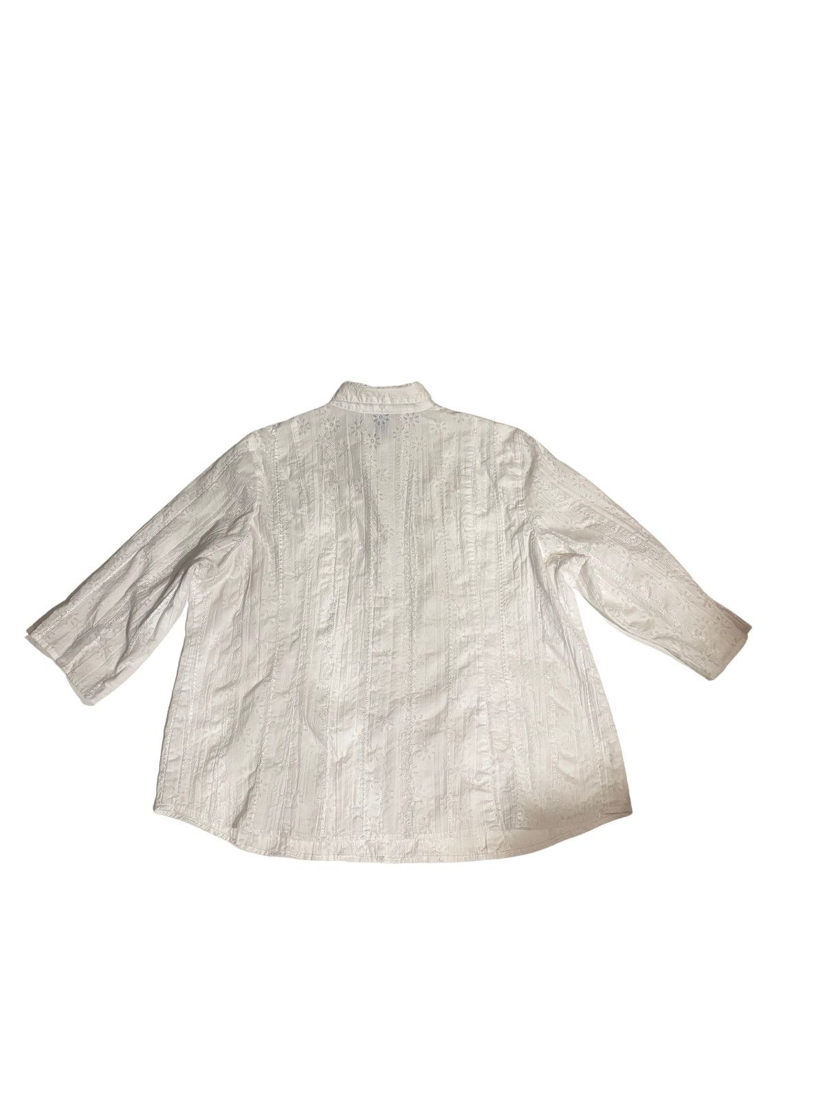 Other Women’s white embroidered Shirt.wt2525 Size XXL / US 16-18 / IT 52-54 - 12 Thumbnail