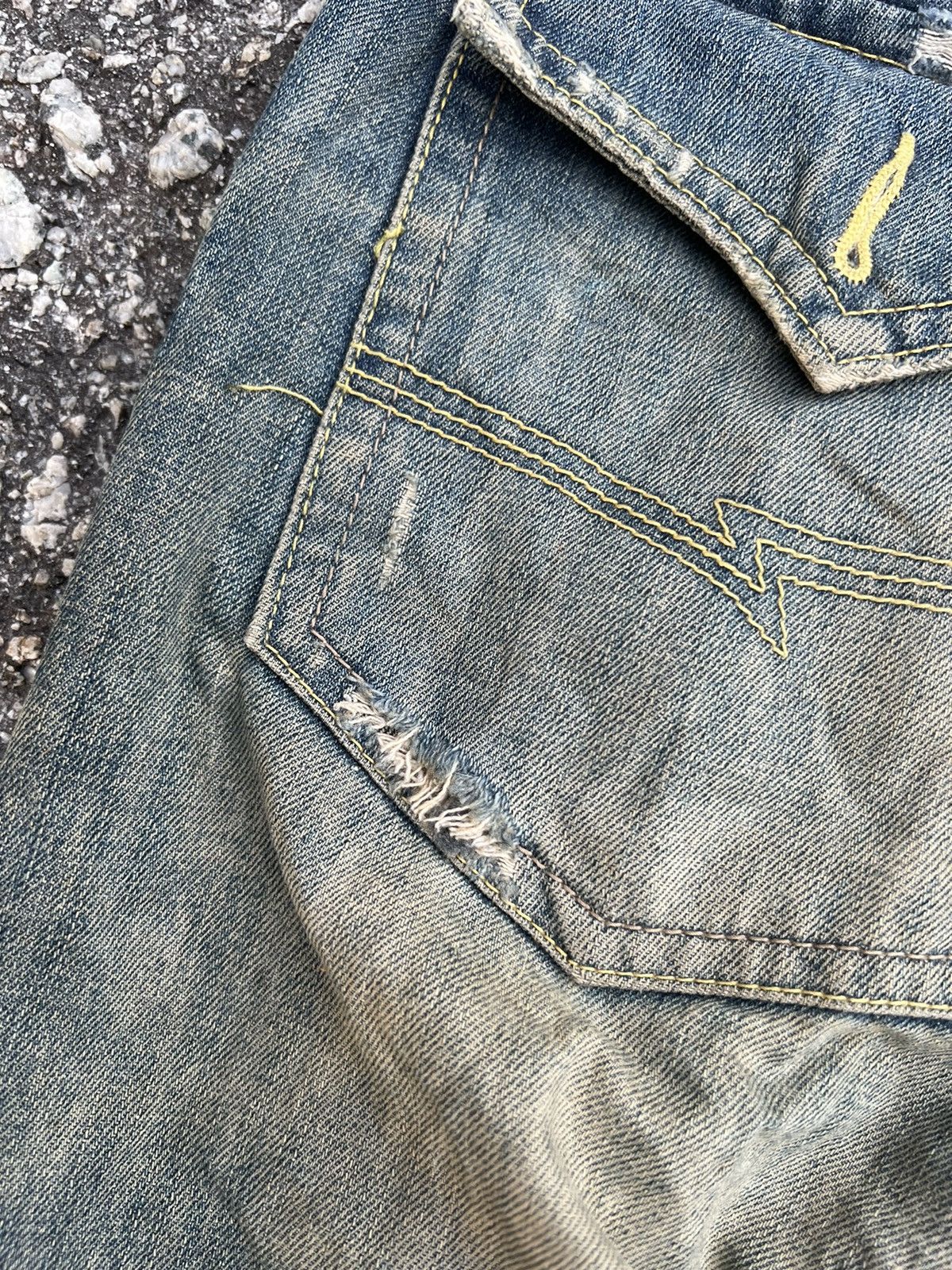 Abercrombie & Fitch VTG ABERCROMBIE & FITCH DISTRESSED JEANS Size US 30 / EU 46 - 10 Thumbnail