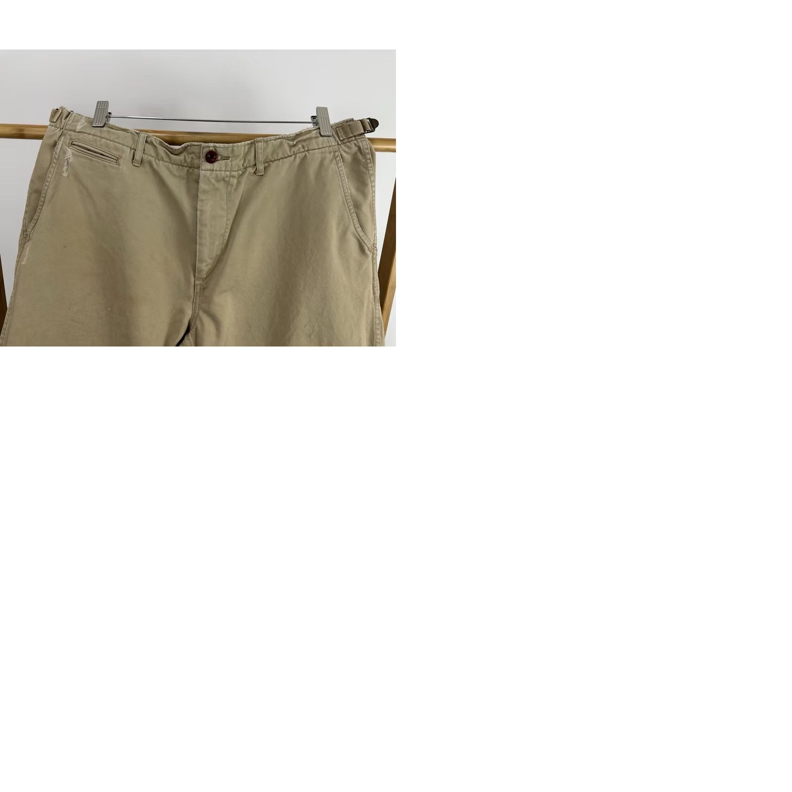 Polo Ralph Lauren Polo Ralph Lauren RL67 Polo Ralph Lauren Military Trousers Beige Wide-Leg Baggy 36x32 90s VTG Mens Pants Chino Size US M / EU 48-50 / 2 - 9 Thumbnail