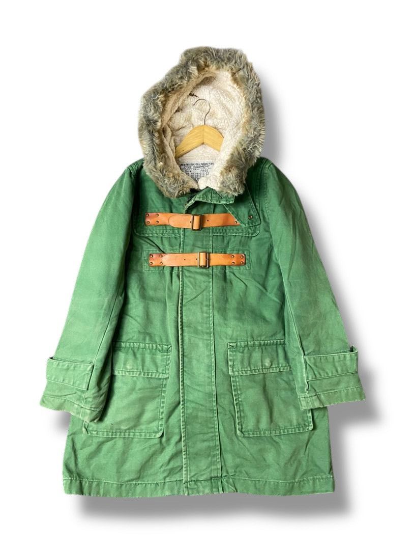 Japanese Brand × Vintage Rna Punk Gothic Fur Hooded Jacket (117) Size US M / EU 48-50 / 2 - 1 Thumbnail