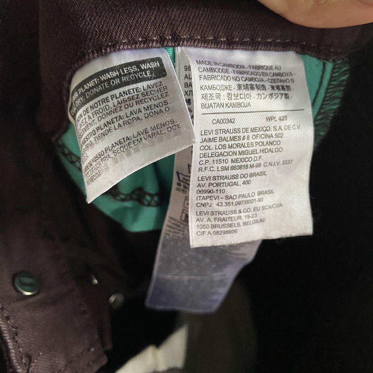 Levi's Levi’s denim selvedge reflective (RARE) Size US 30 / EU 46 - 10 Thumbnail