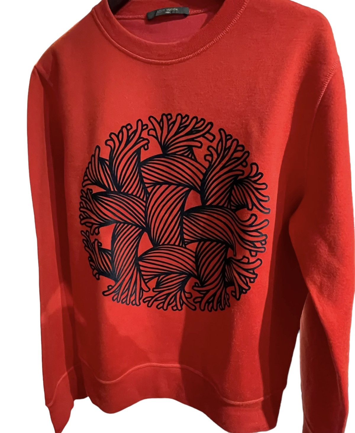 image of Louis Vuitton Christopher Nemeth “Ropes” Sweatshirt in Red, Men's (Size 2XL)