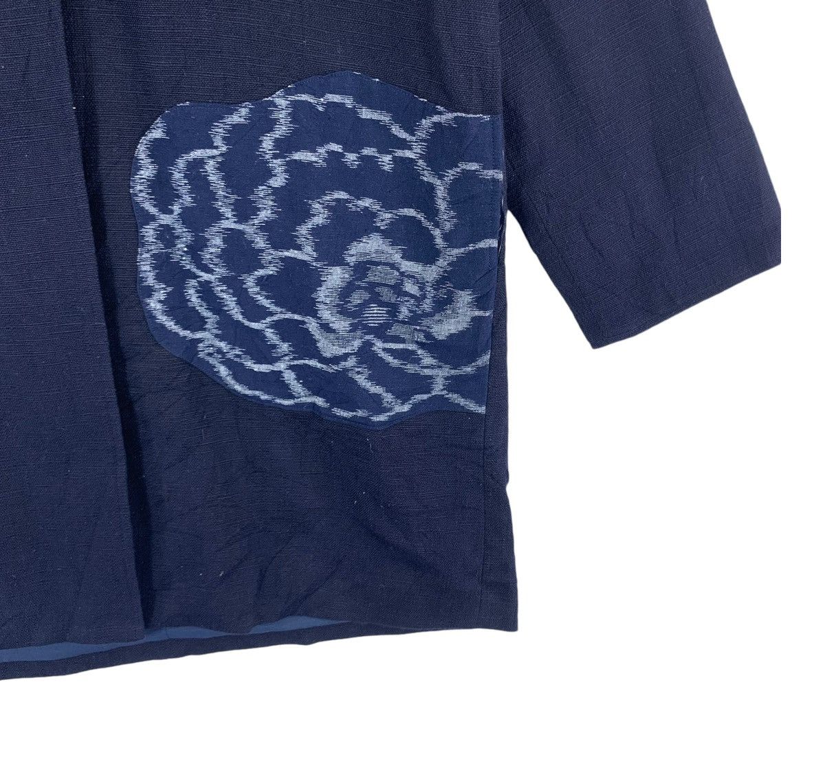 Blue Blue Japan × Indigo × Japanese Brand VINTAGE INDIGO BLUE SASSIKO BORO HOODIE JAPANESE BRAND Size US M / EU 48-50 / 2 - 6 Thumbnail