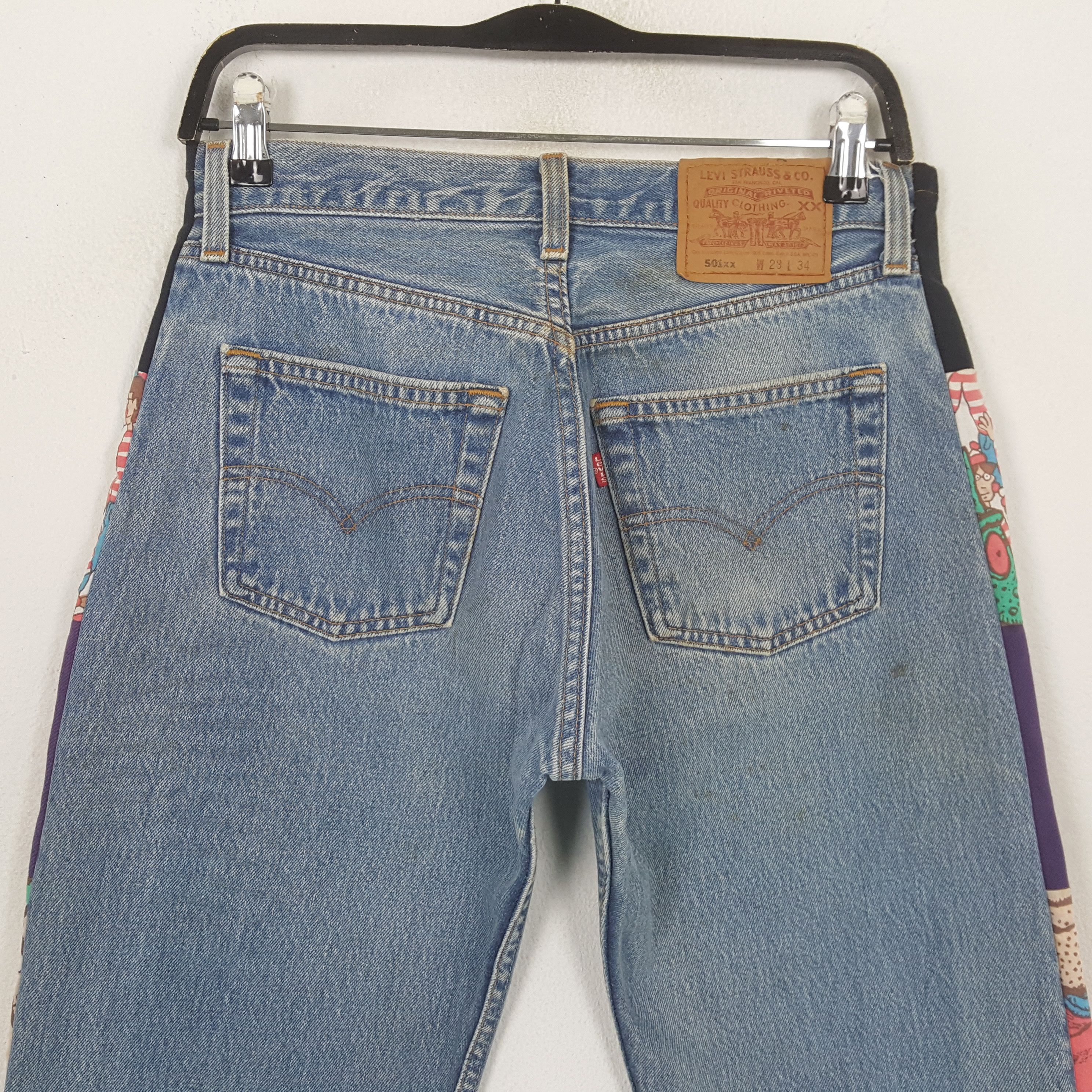 Levi's Levis 501 Streetwear Fashion Style Jeans RR30 Size US 29 - 5 Thumbnail