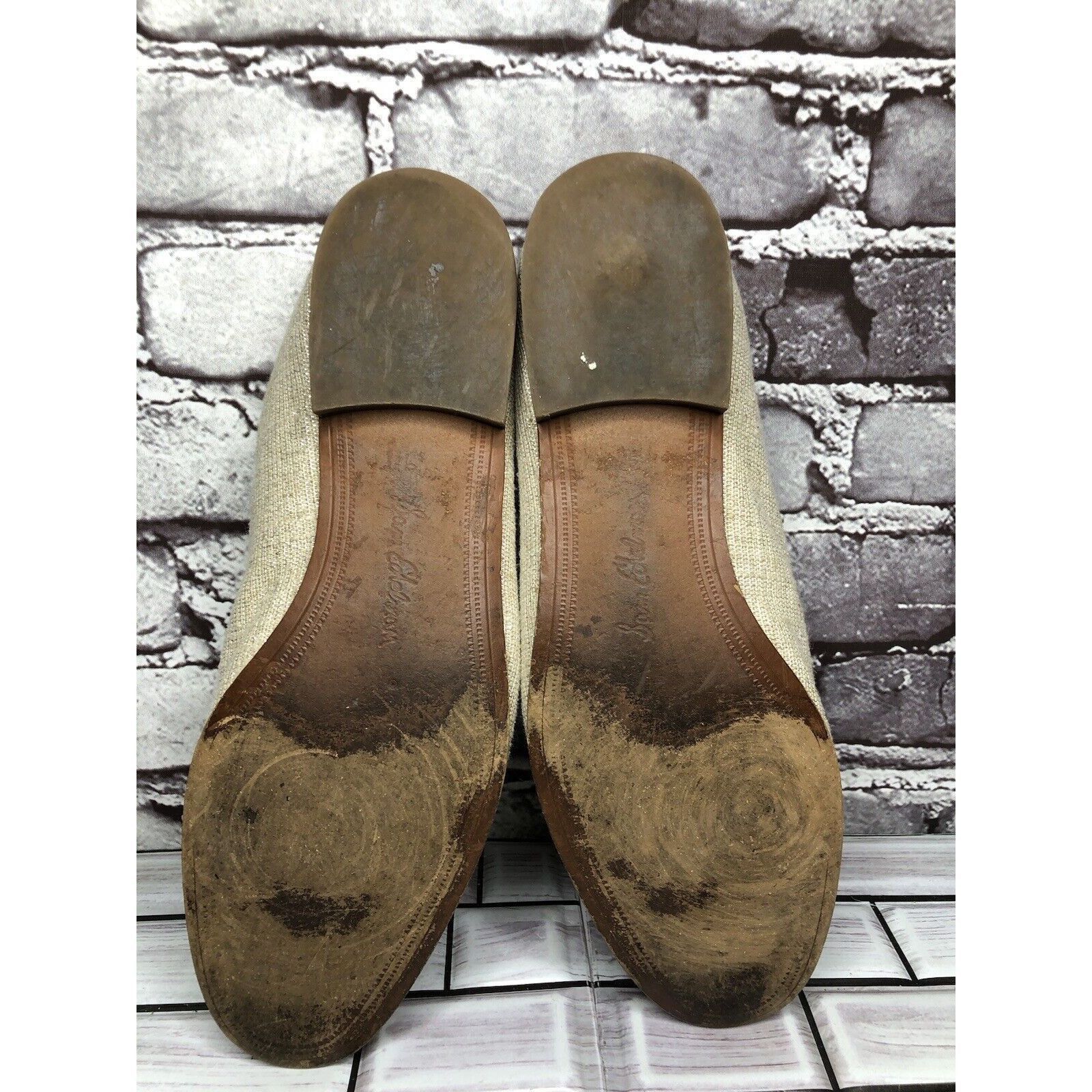 Sam Edelman Sam Edelman Lior Beige Leather Horsebit Almond Toe Slip On F Size US 9 / IT 39 - 17 Thumbnail