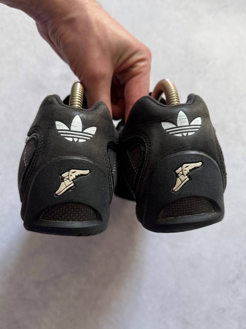 Adidas Vintage Y2k Adidas Goodyear Black Leather Sneakers Size US 9 / EU 42 - 6 Thumbnail