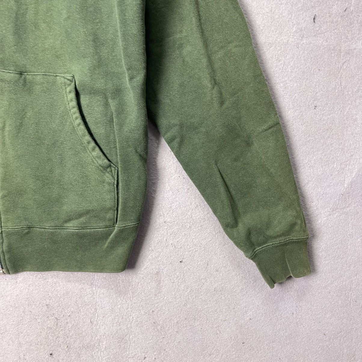 Stussy Stüssy Full Zip Hoodie – Forest Green (S) Size US S / EU 44-46 / 1 - 6 Thumbnail
