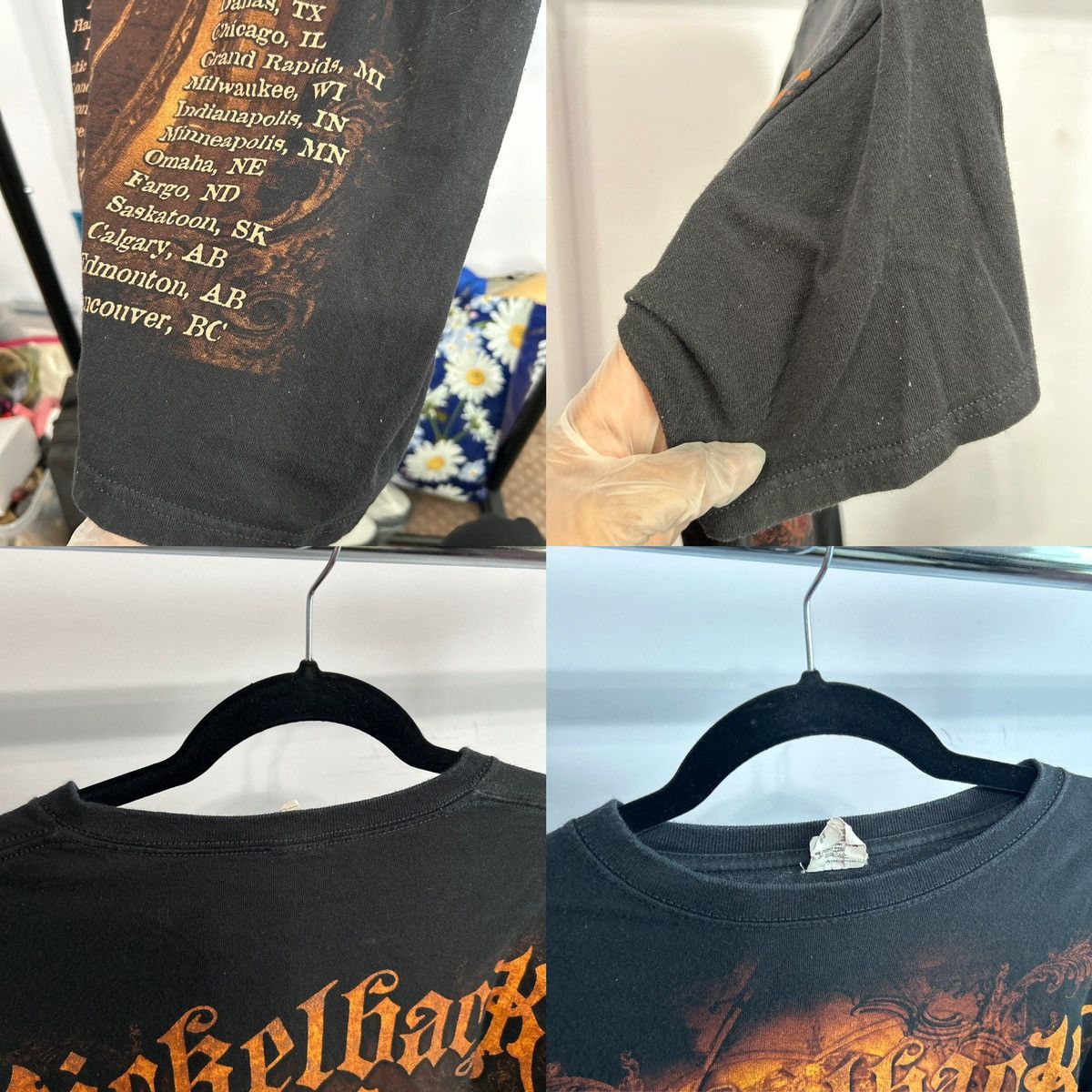 Anvil Anvil Nickelback 2010 Allover Graphic Tshirt Sz S -“Lynwood" Size US S / EU 44-46 / 1 - 10 Thumbnail