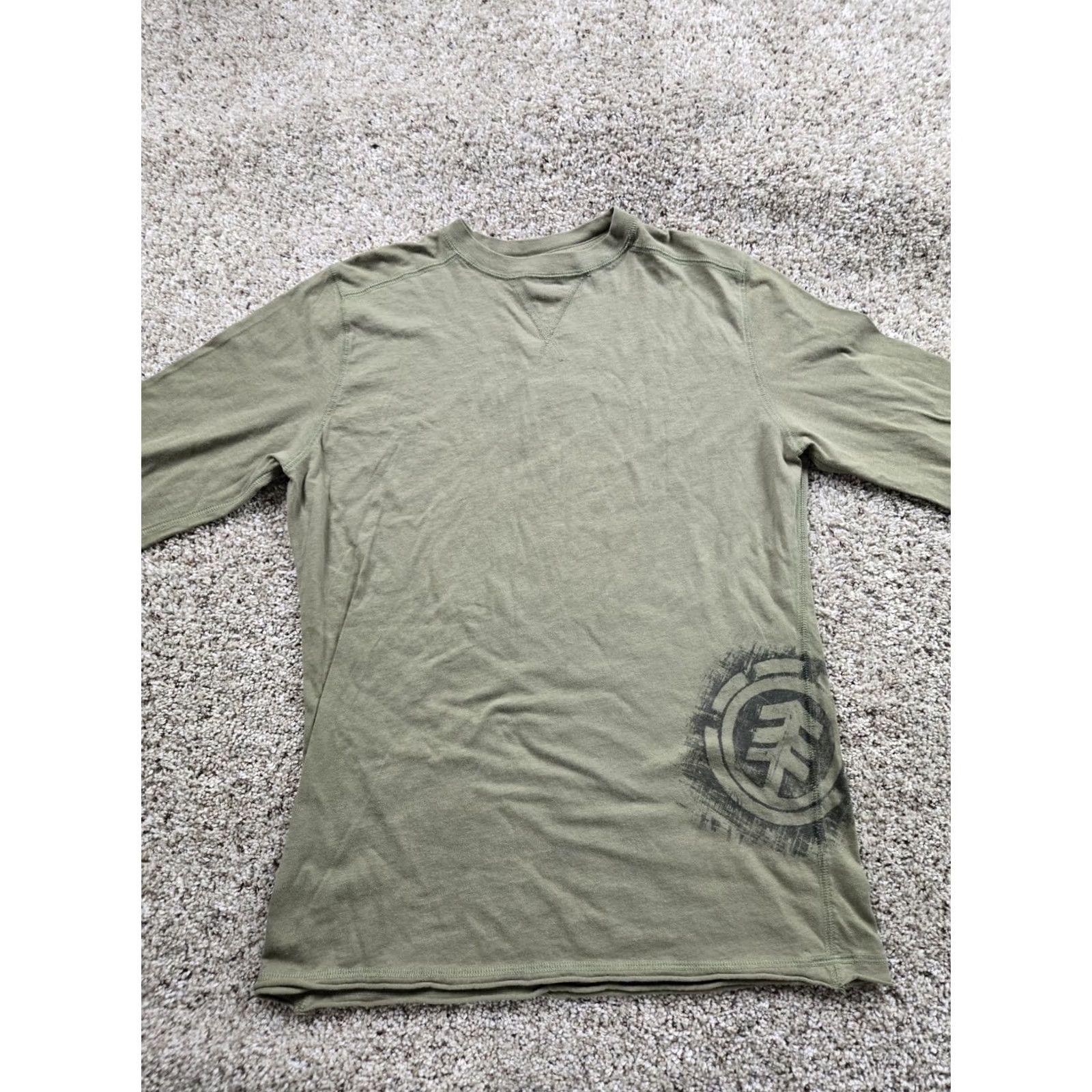 Element VINTAGE Element T Shirt Mens Medium Green Short Sleeve Graphic Y2K USA Logo Shirt Mens Size US M / EU 48-50 / 2 - 3 Thumbnail