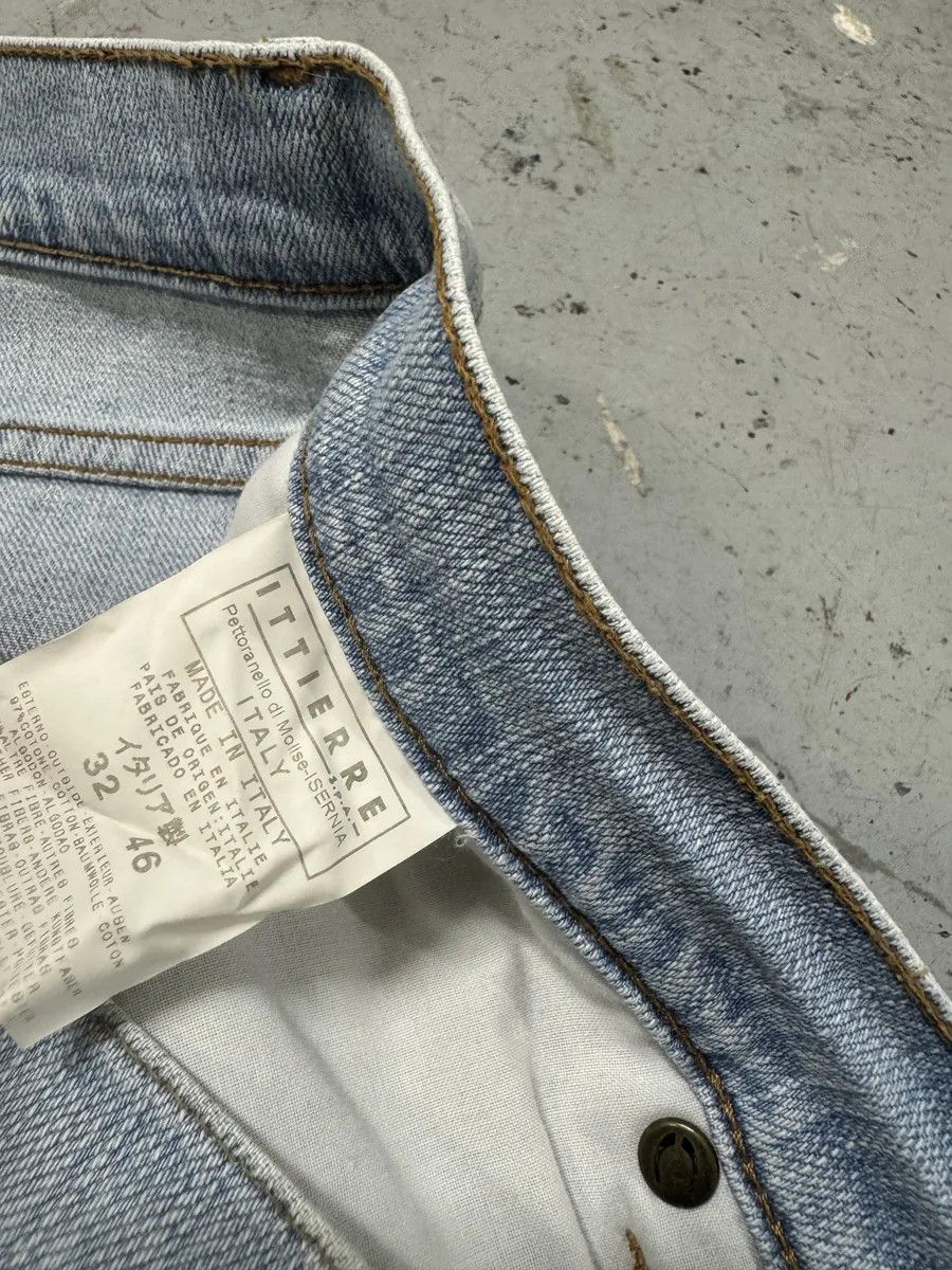 Just Cavalli 2000s Cavalli Blue White Faded Denim Jeans Size US 31 - 4 Thumbnail