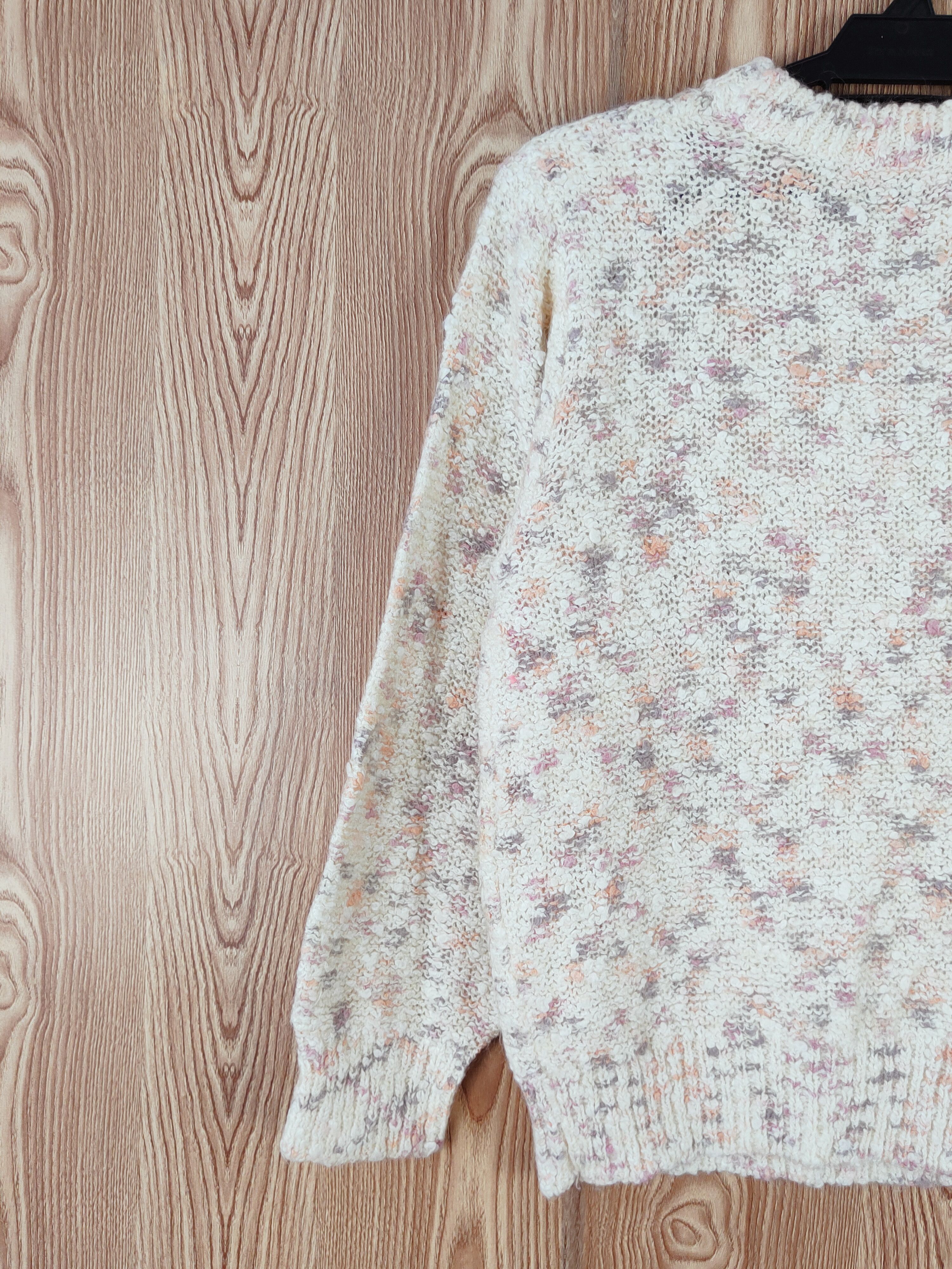 Japanese Brand × Vintage Montplage Cream Knitwear Sweatshirts #W250 Size M / US 6-8 / IT 42-44 - 8 Thumbnail