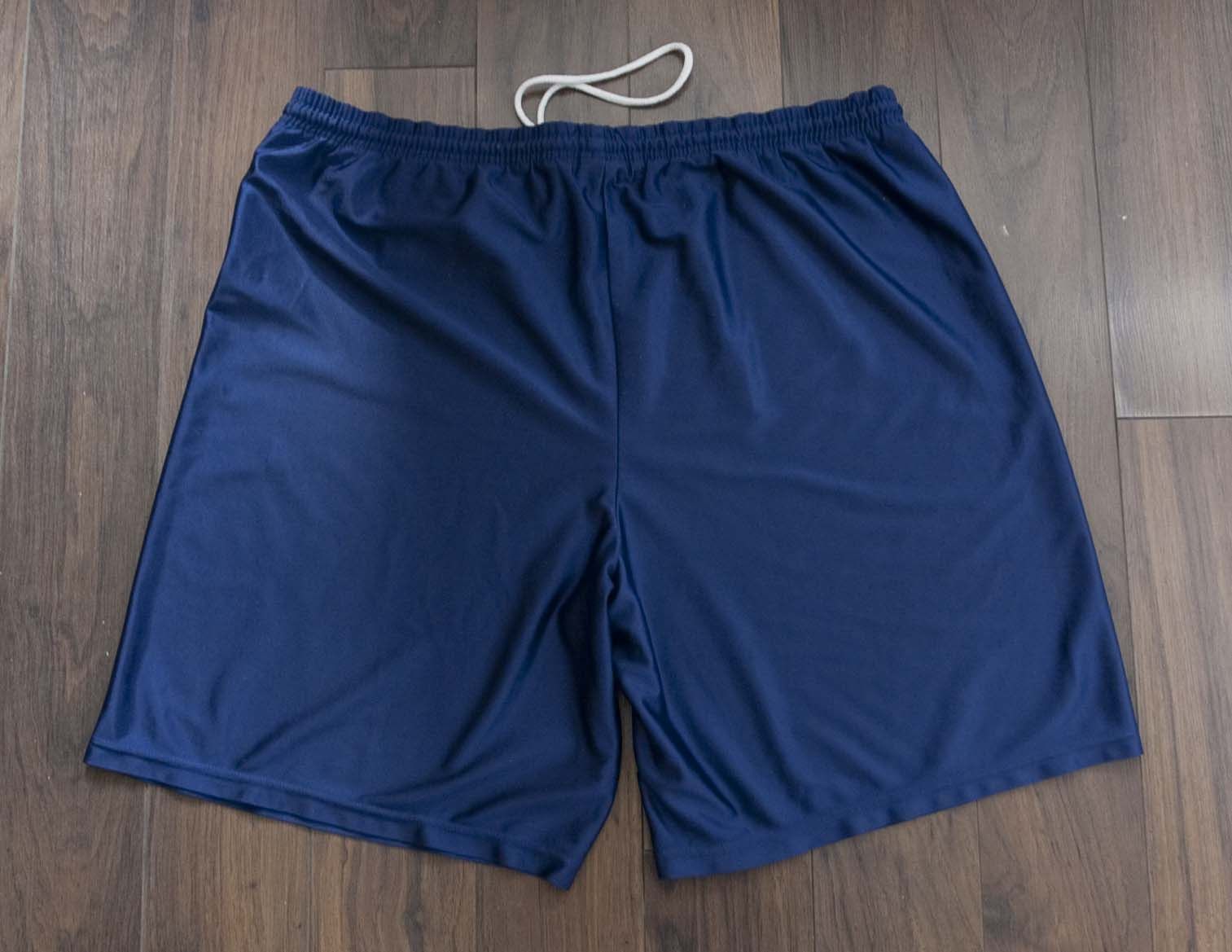 Nike × Vintage Nike Shorts 90s Vintage Size XL /37 Shiny Dark Blue Size US 37 - 3 Thumbnail